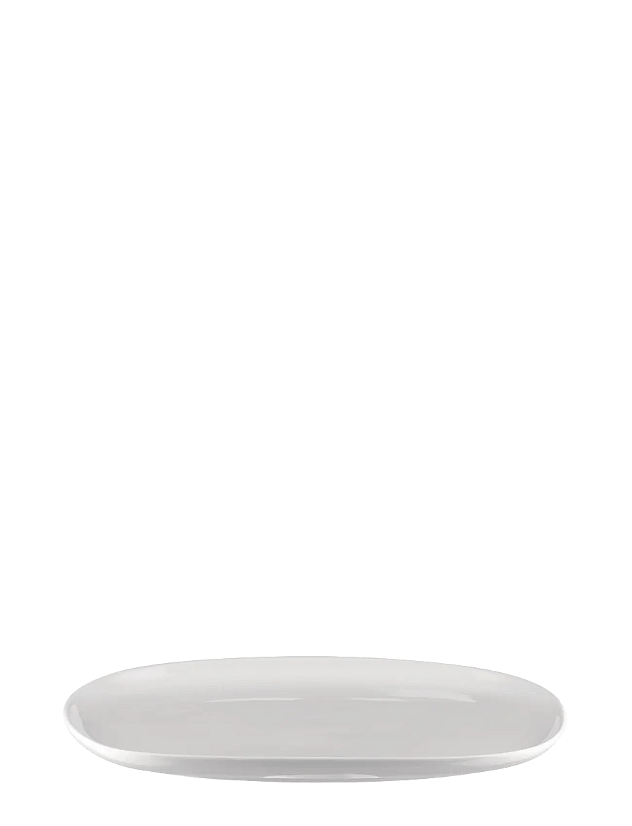 Alessi - Oval serving dish in white porcelain - vaagnad ja roogade serveerimisalused - white - 1