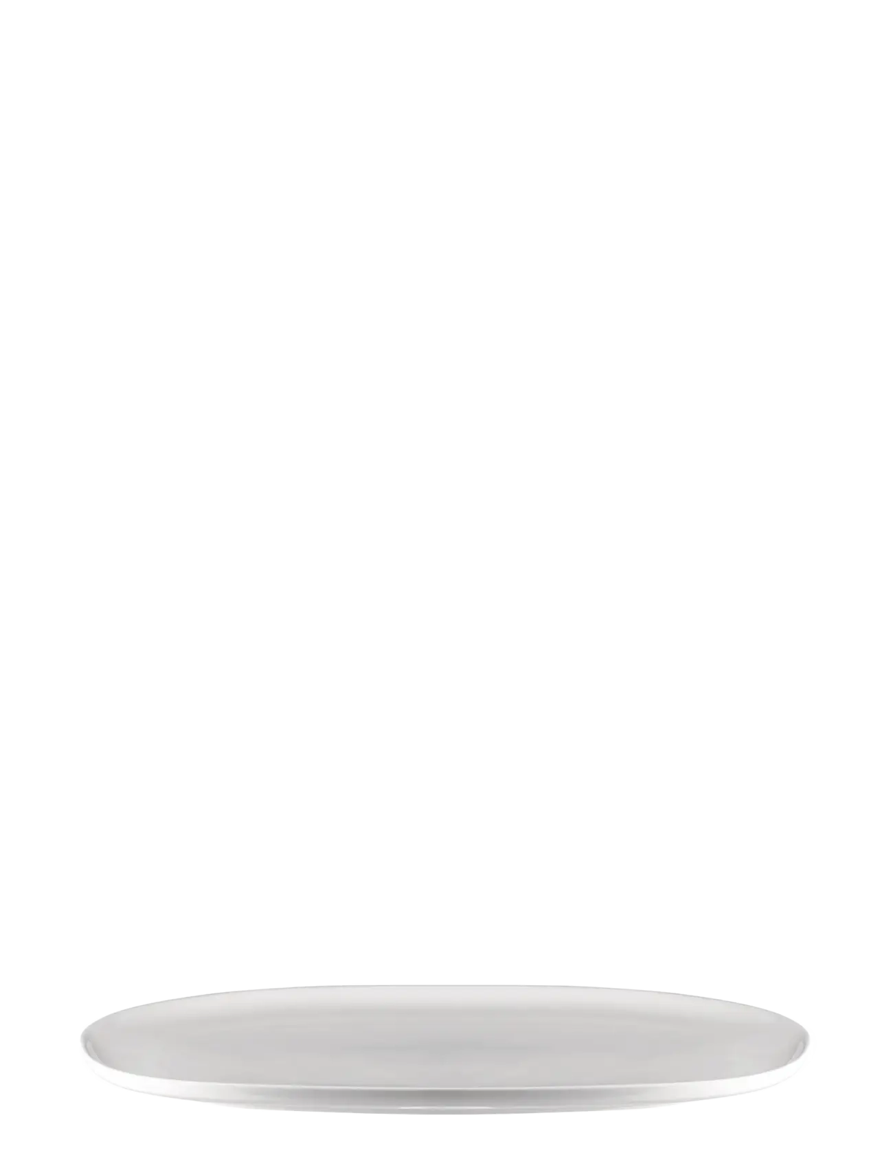Alessi Oval Serving Dish In White Porcelain, Serveringsfad, Hvid, Str: 25X25X2CM