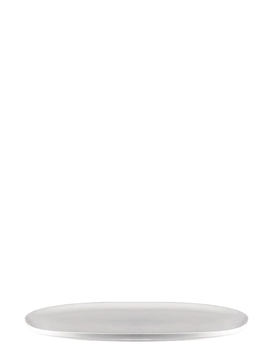 Alessi - Oval serving dish in white porcelain - vaagnad ja roogade serveerimisalused - white - 0