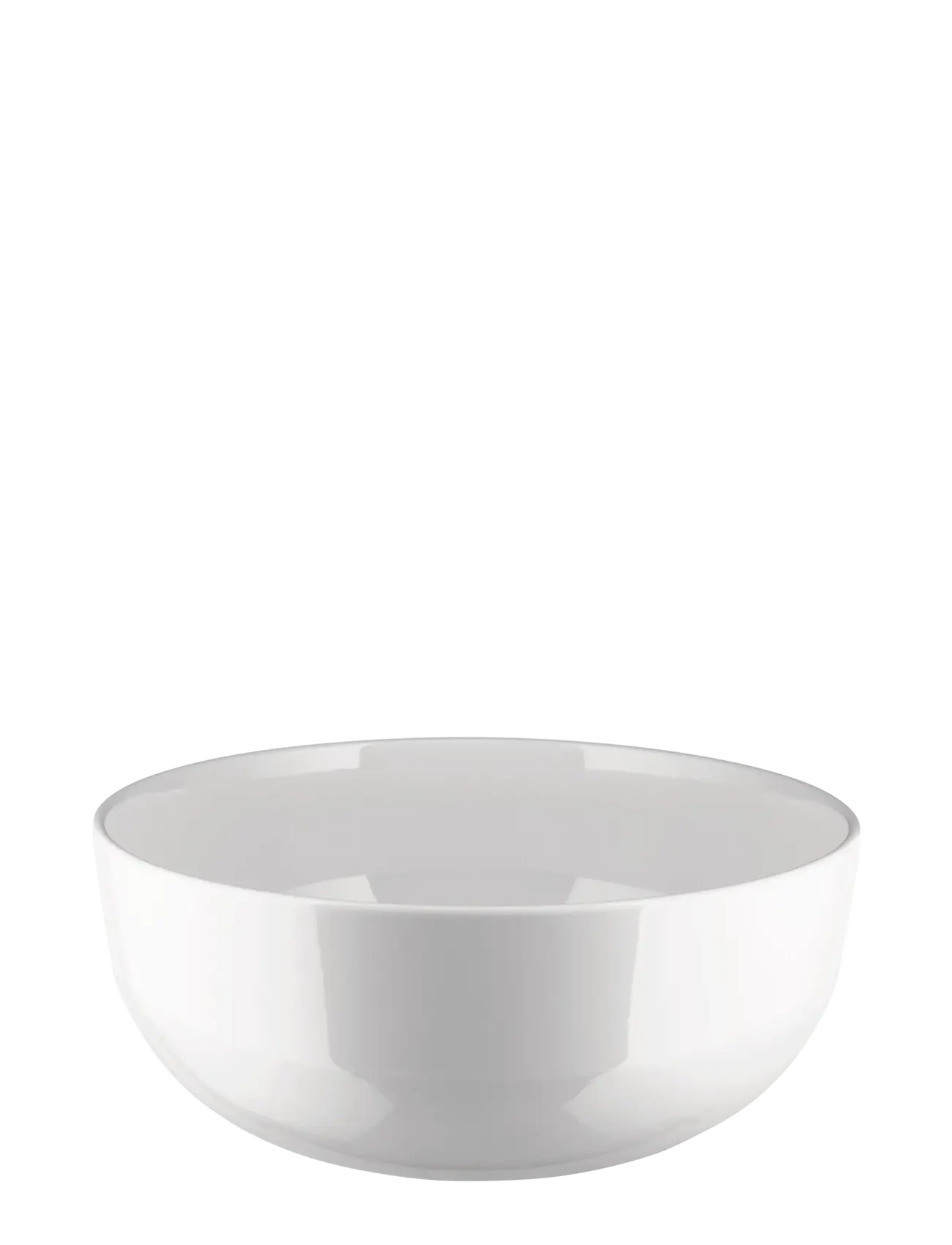 Alessi Salad Bowl In White Porcelain, D25 cm, Bowls & Serving Dishes, Weiß - Bowls, Homeware