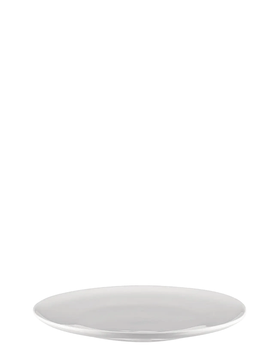 Alessi - Alessi Plate in white porcelain - väikesed taldrikud - white - 1