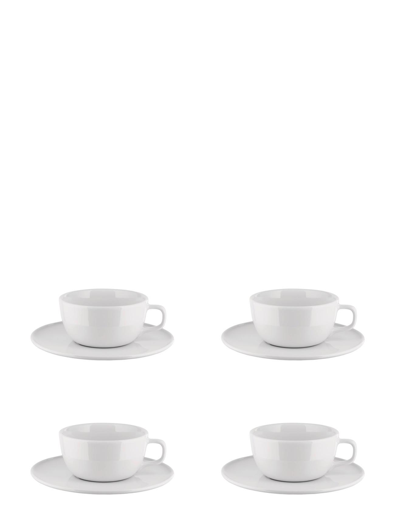 Alessi Set of a teacup and a saucer in white porcelain - Alles anzeigen - WHITE / white