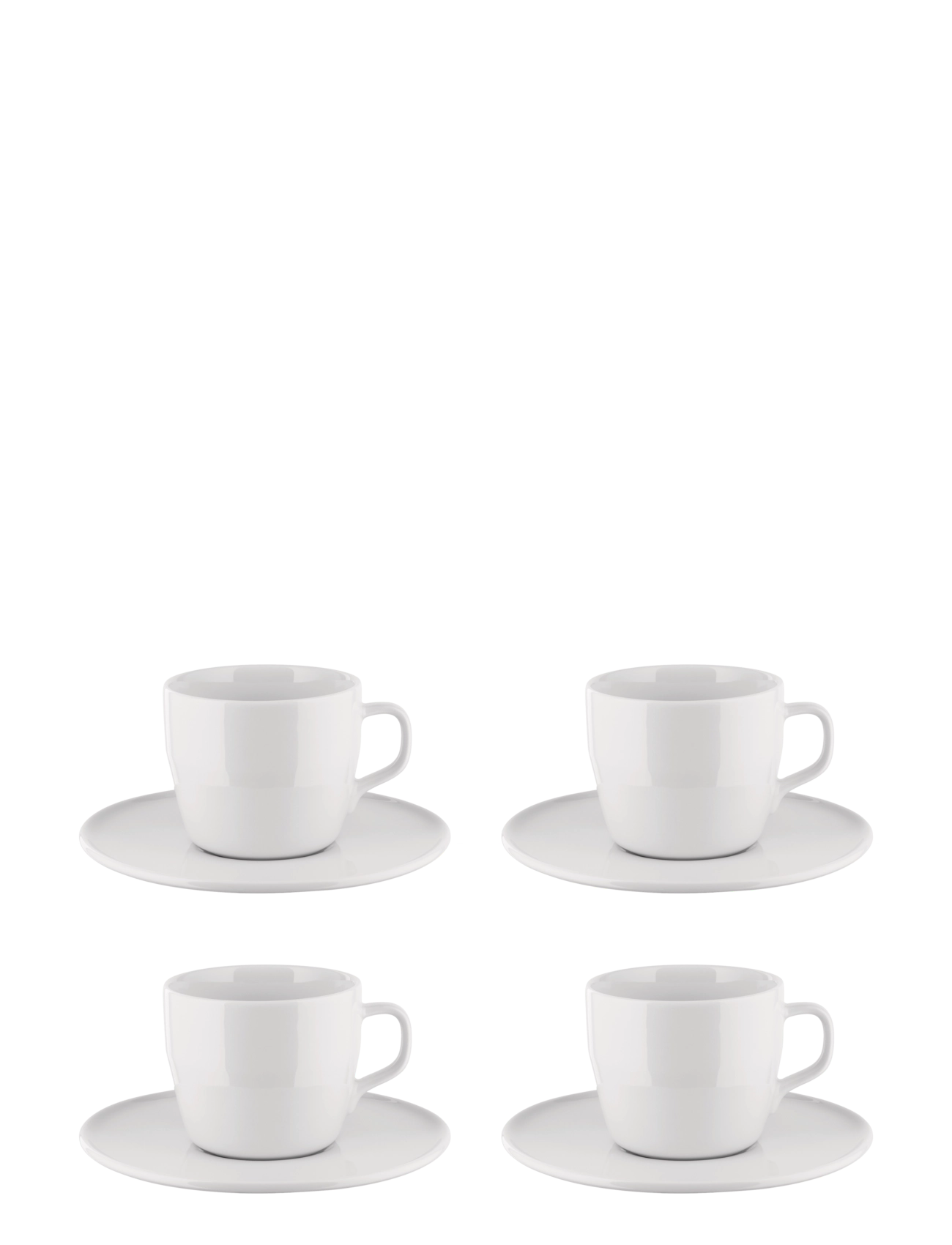 Alessi Set of a drip coffee cup with a saucer in white porcelain - Alles anzeigen - WHITE / white