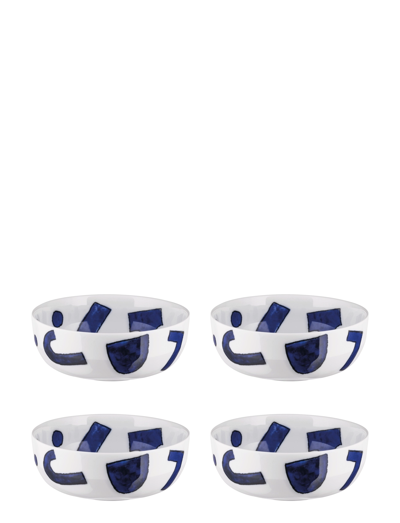 Alessi Small bowl in white porcelain Pattern design by Samiro Yunoki - Alles anzeigen - WHITE/BLUE / blue