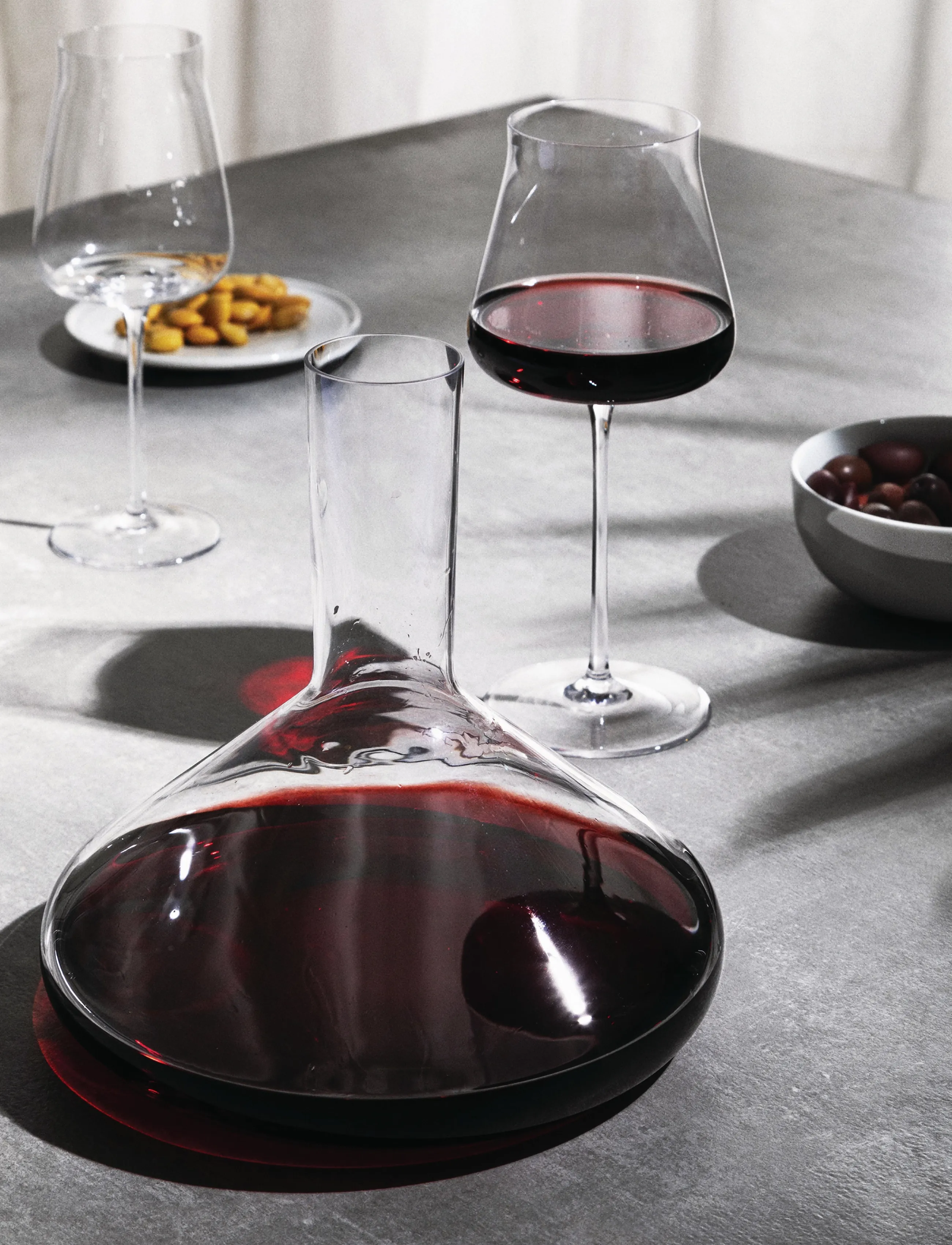 Alessi Red Wine Glass In Crystal Glass, H:22.8 cm, Nackt - Glasses, Homeware