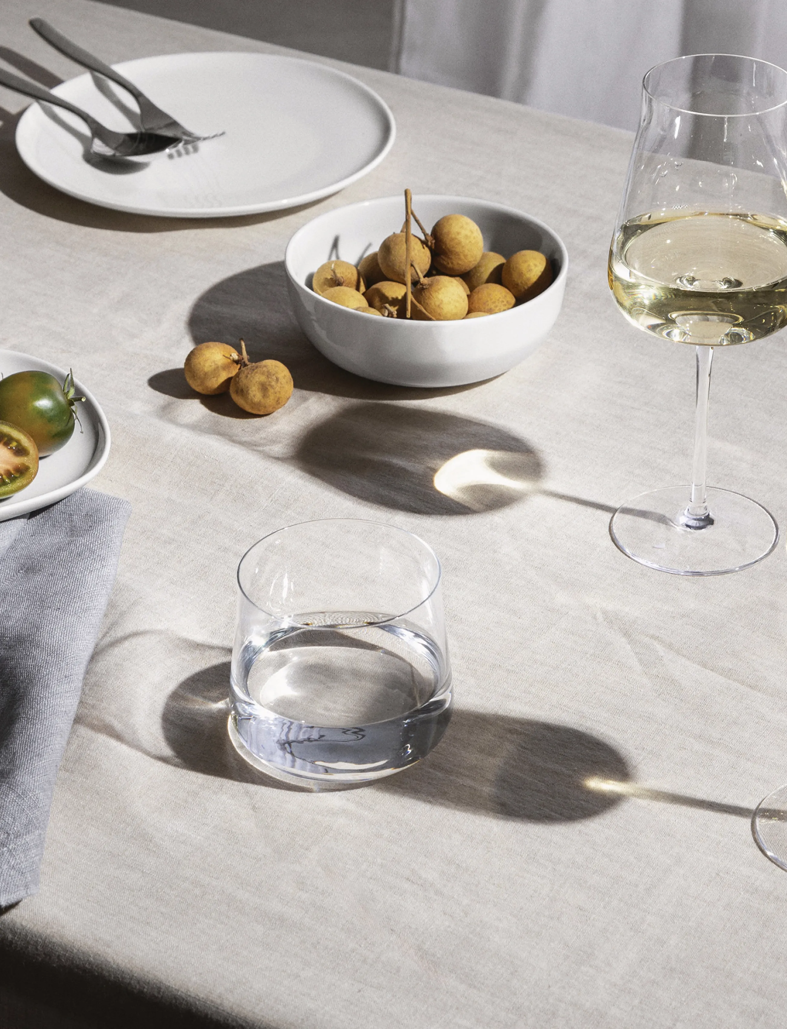 Alessi White Wine Glass In Crystal Glass, H:21.6 cm, Nackt - Glasses, Homeware
