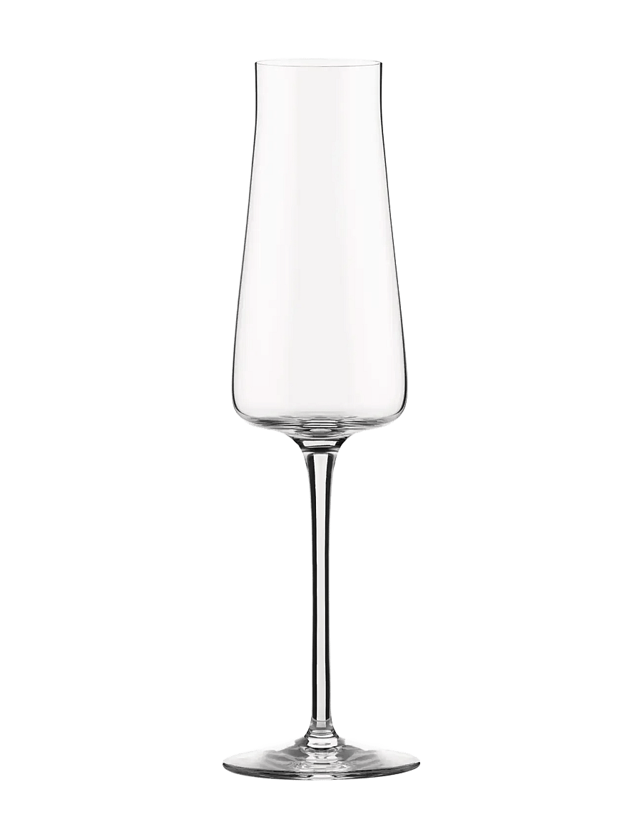 Alessi - Champagne glass in crystal glass - Šampanjaklaasid - transparent - 1