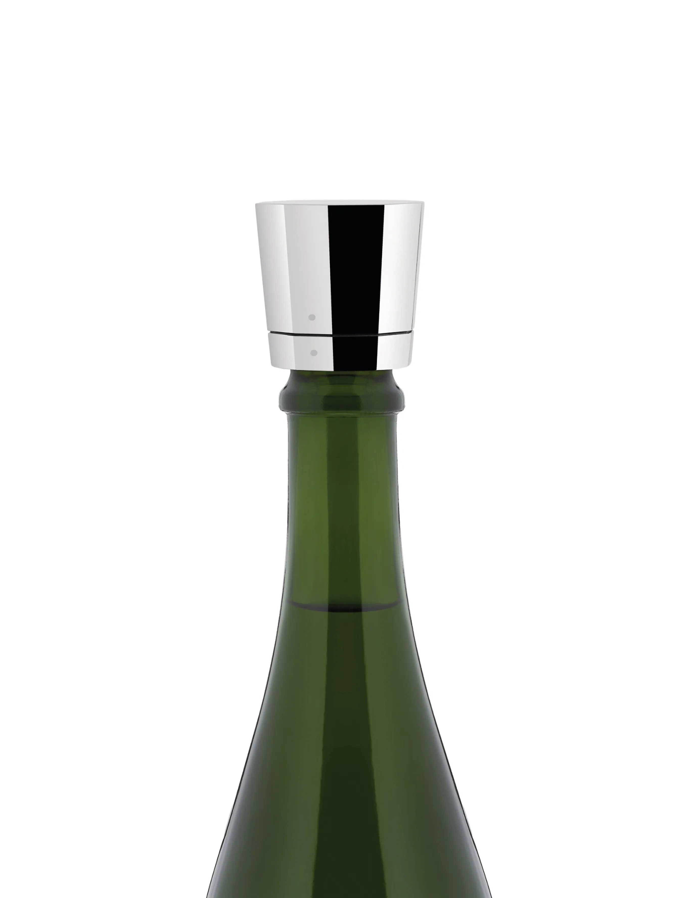 Alessi - Champagne stopper with expanding seal in 18/10 stainless steel - steel - 3