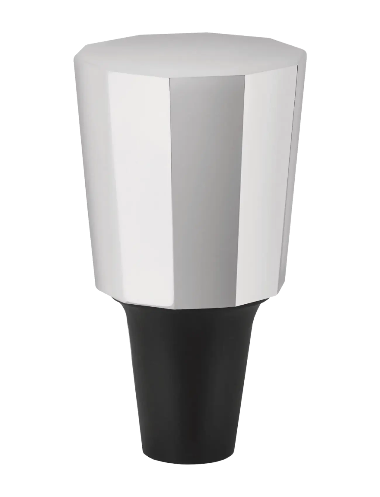 Alessi Wine Stopper In Chrome-Plated Zamak And Silicone, Flaskeåbner og vinprop, Sølv, Str: D3.5CM