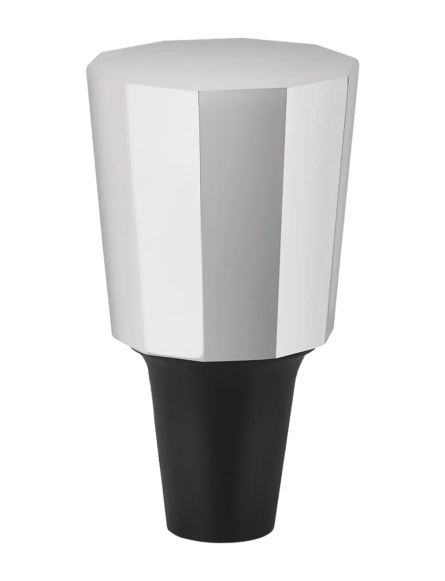 Alessi - Wine stopper in chrome-plated zamak and silicone - pudeliavajad ja -korgid - steel - 1
