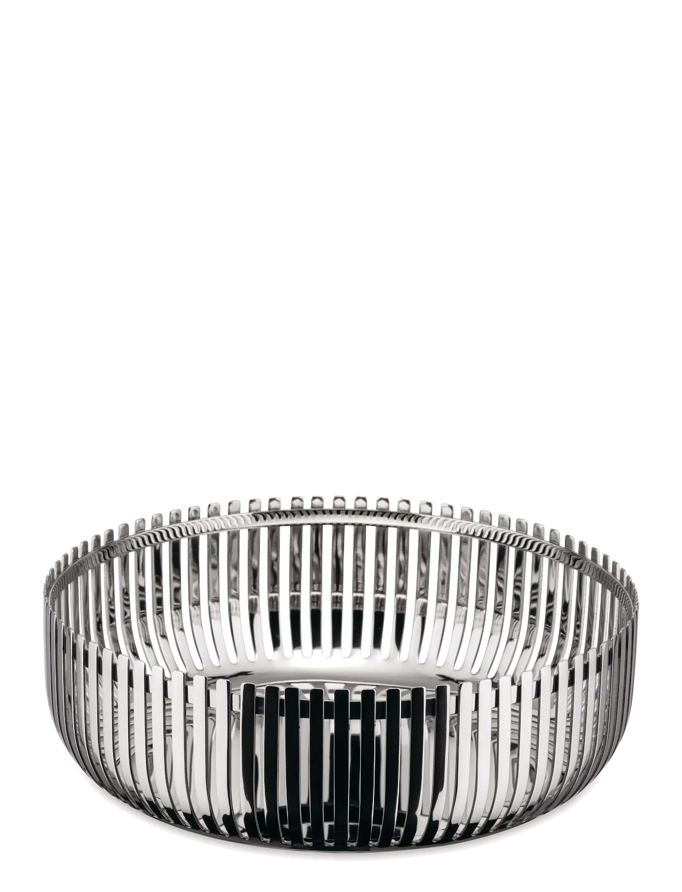 Alessi Basket In 18/10 Stainless Steel, D15 cm, Bowls & Serving Dishes, Silber - Fruit Bowls, Homeware