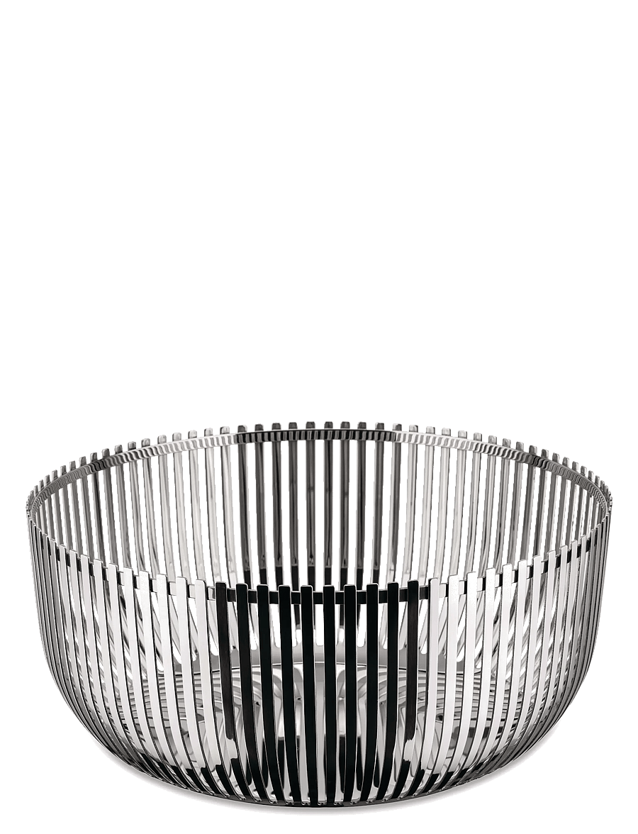 Alessi - Fruit bowl in 18/10 stainless steel - obstschalen - steel - 1