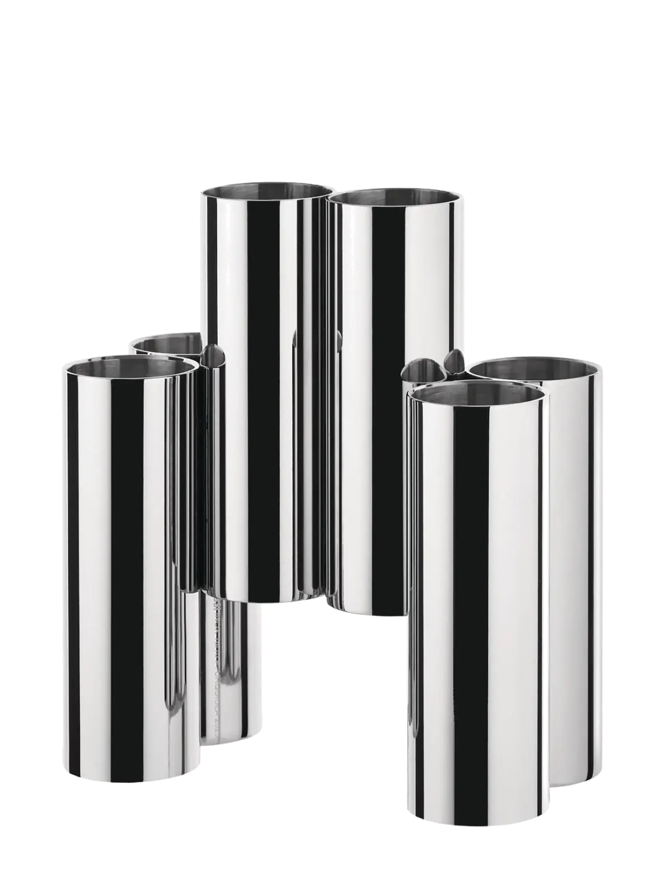 Alessi Cutlery Holder In 18/10 Stainless Steel, Bestiksæt, Sølv, Str: W:13.1CM