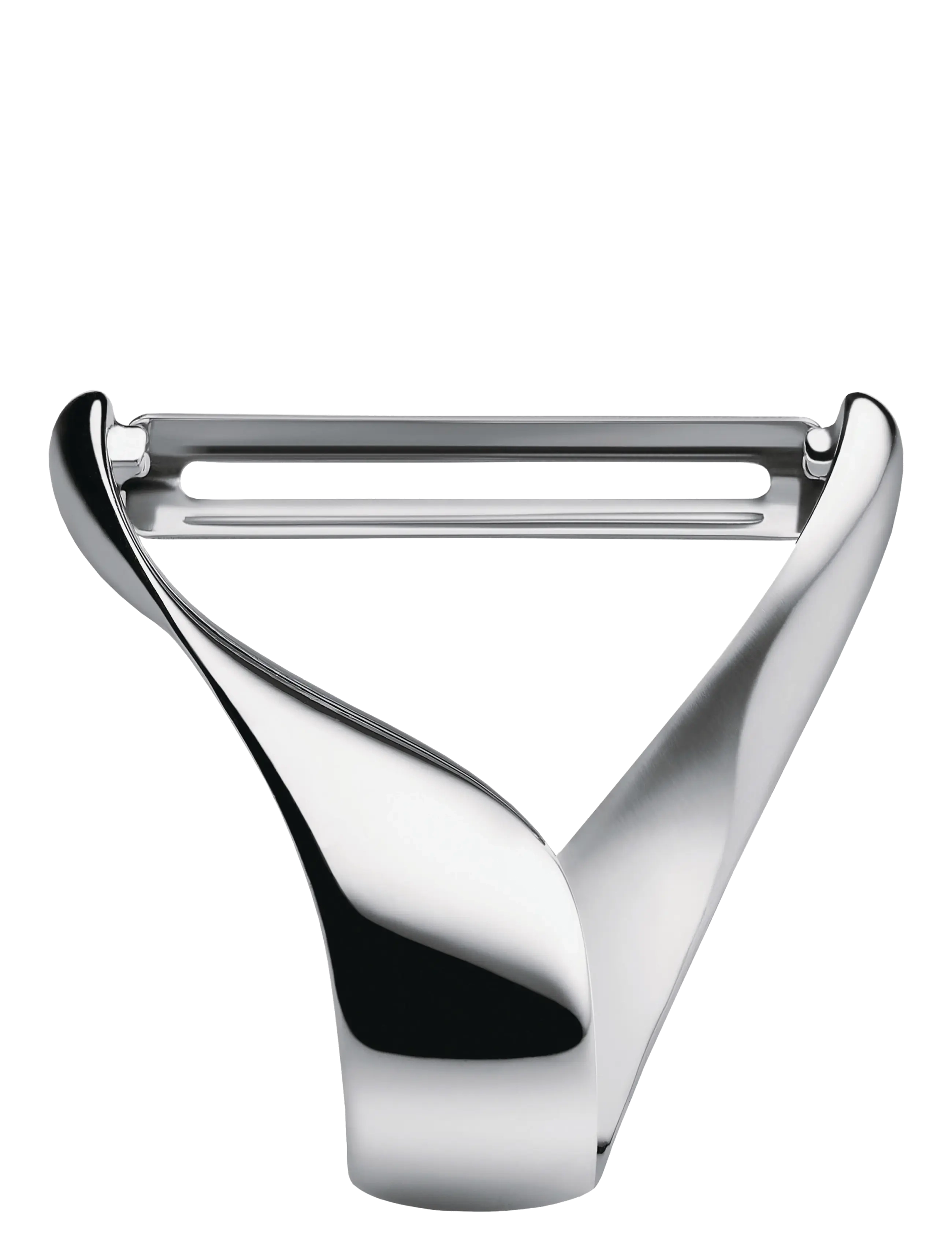 Alessi Peeler In 18/10 Stainless Steel, Mirror-Polished, Kartoffelskræller, Sølv, Str: L:3CM
