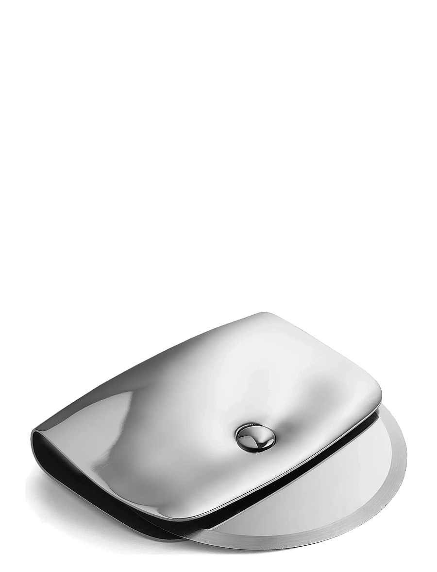 Alessi - Pizza cutter in 18/10 stainless steel Blade in steel AISI 420 - pizza-utensilien - steel - 1