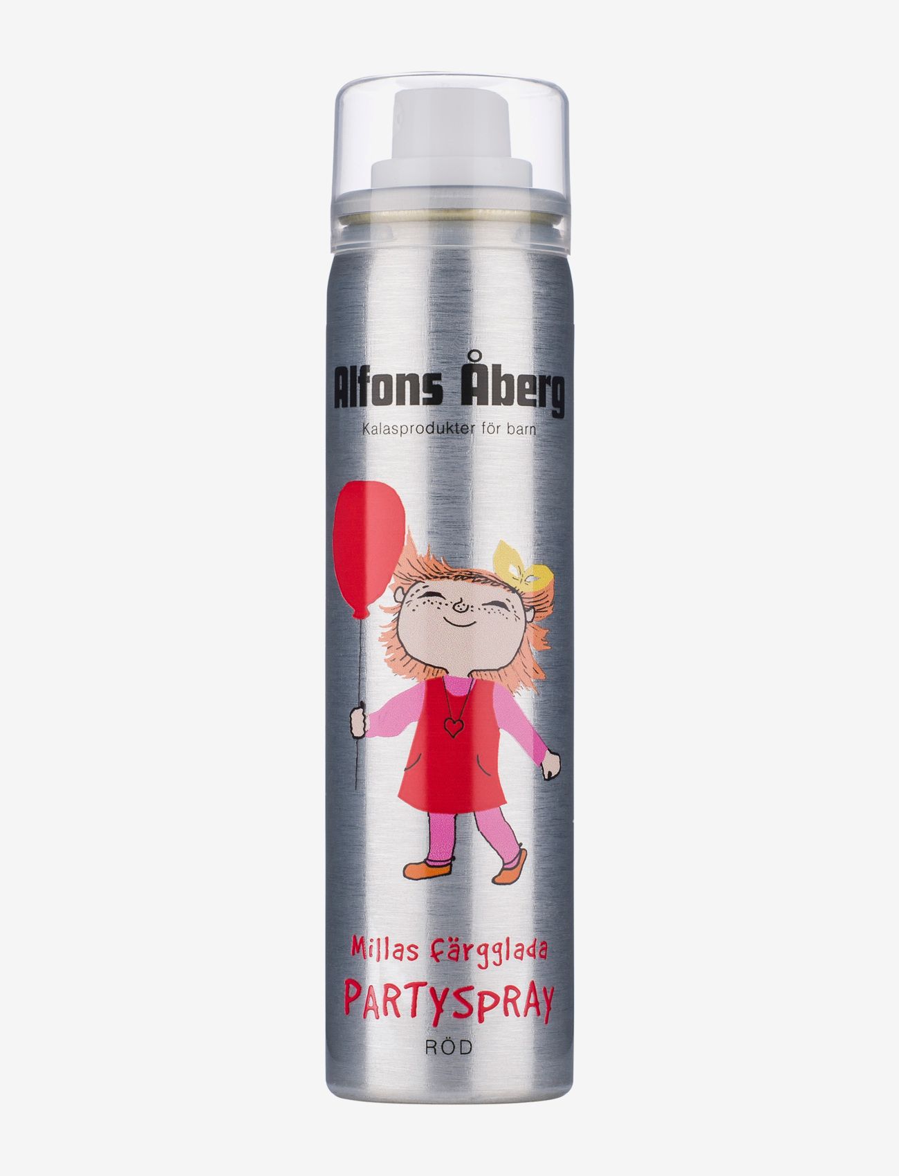 Alfons Åberg Millas färgglada partyspray 80 ml - Håraccessoarer - RED / red