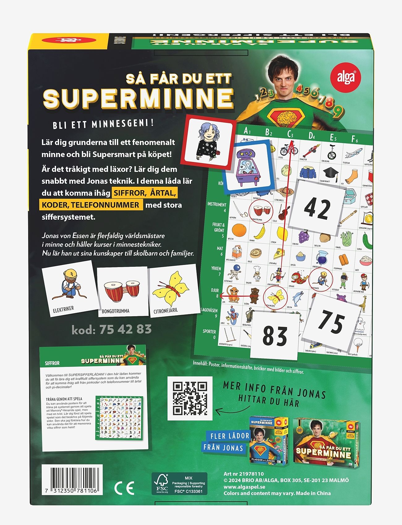Alga - Superminne Siffergeni - aktiva spel - multi coloured - 3