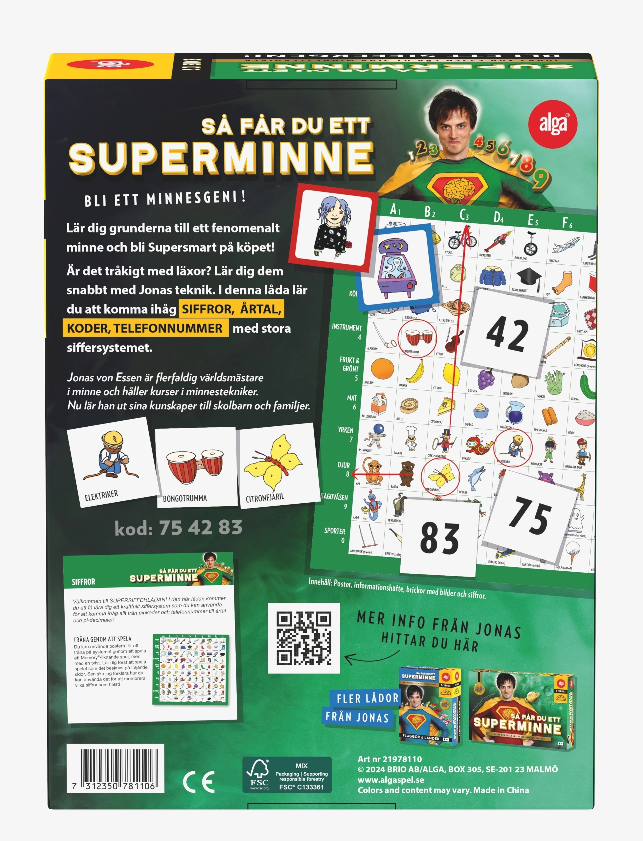 Alga - Superminne Siffergeni - aktiva spel - multi coloured - 3