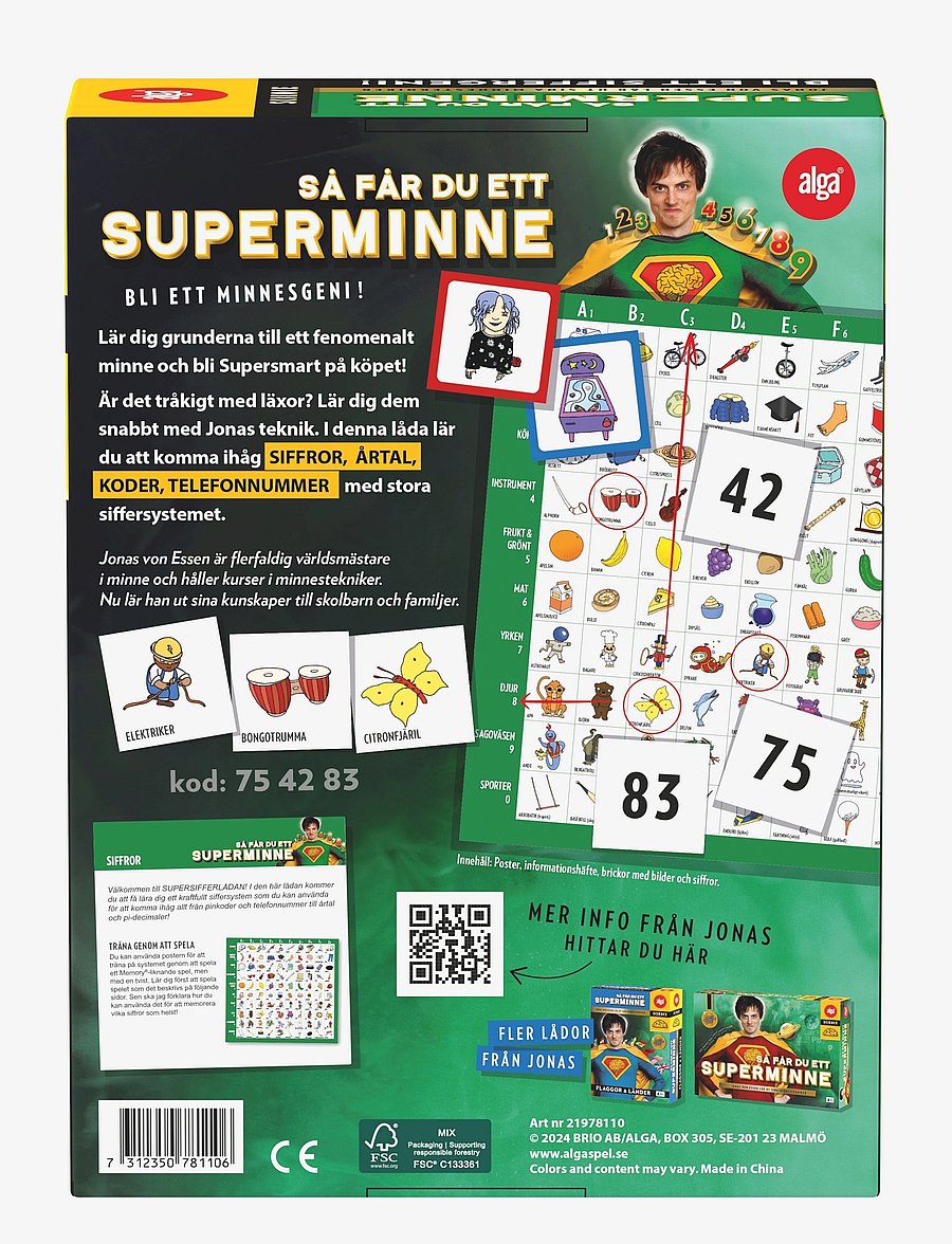 Alga - Superminne Siffergeni - aktiva spel - multi coloured - 3