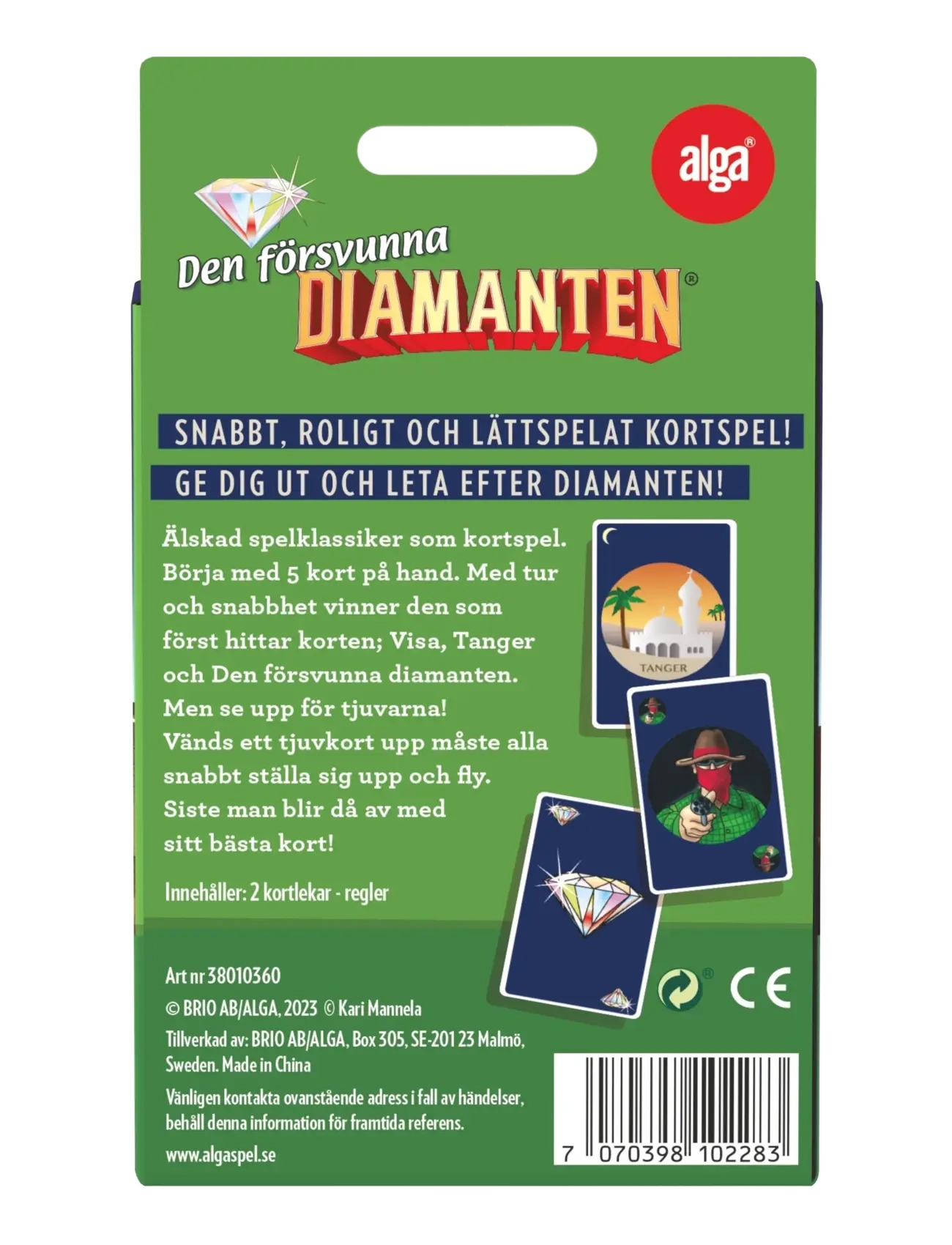Alga - Den försvunna diamanten Kortspel SE - brädspel - multi coloured - 1