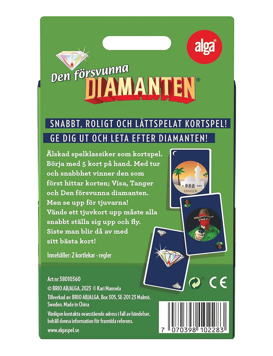 Alga - Den försvunna diamanten Kortspel SE - brädspel - multi coloured - 1