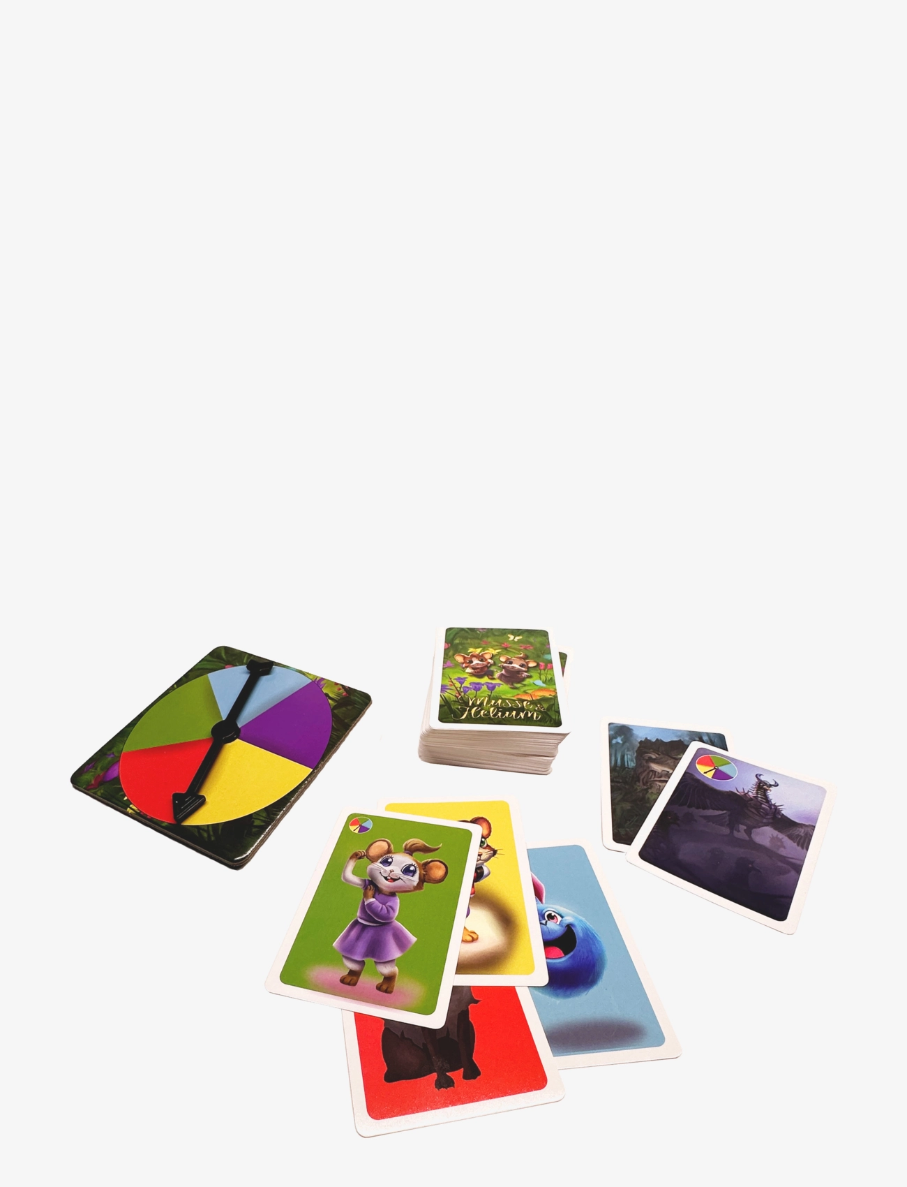 Alga Kortspel Snurrigt med Musse & Helium - 4 for 3 - MULTI COLOURED / multi