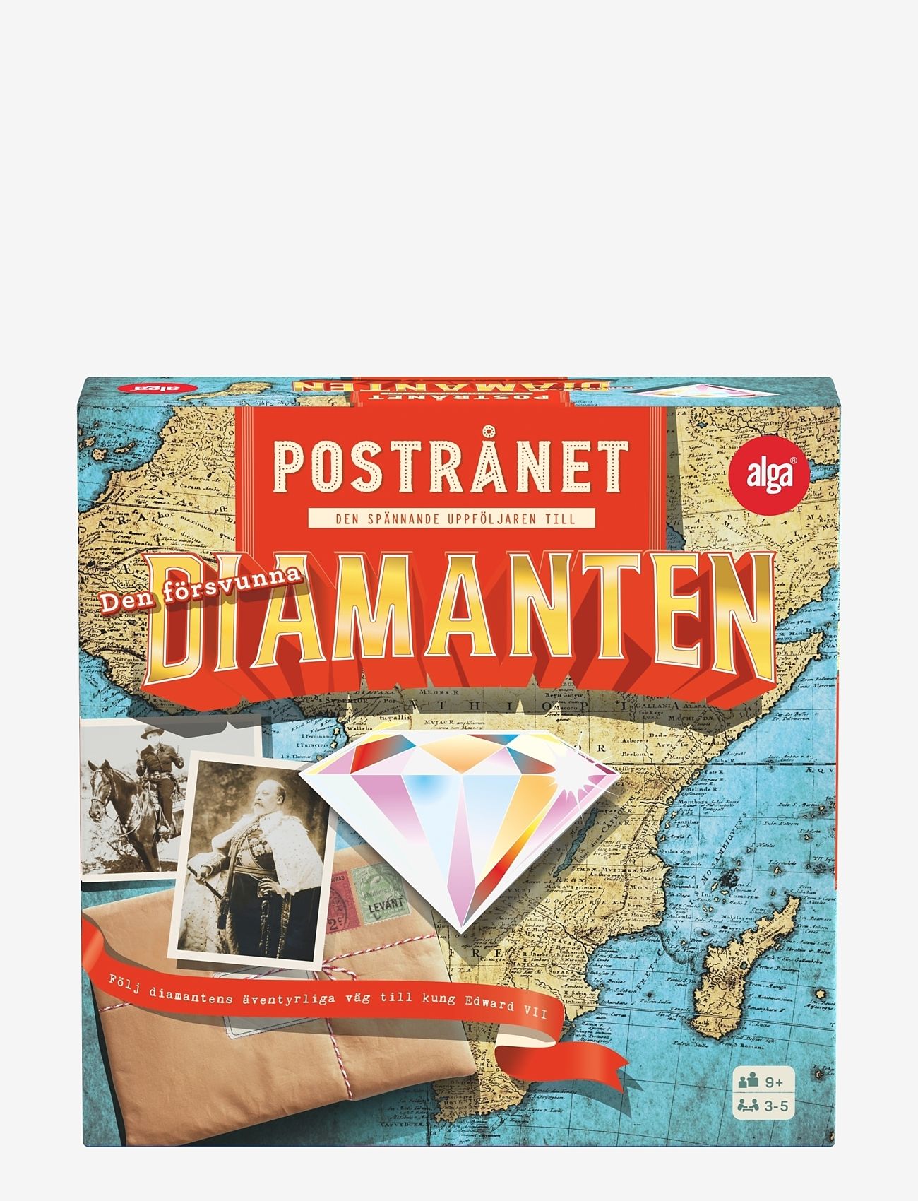 Alga - Den försvunna diamanten Postrånet Svensk - brætspil - multi coloured - 1