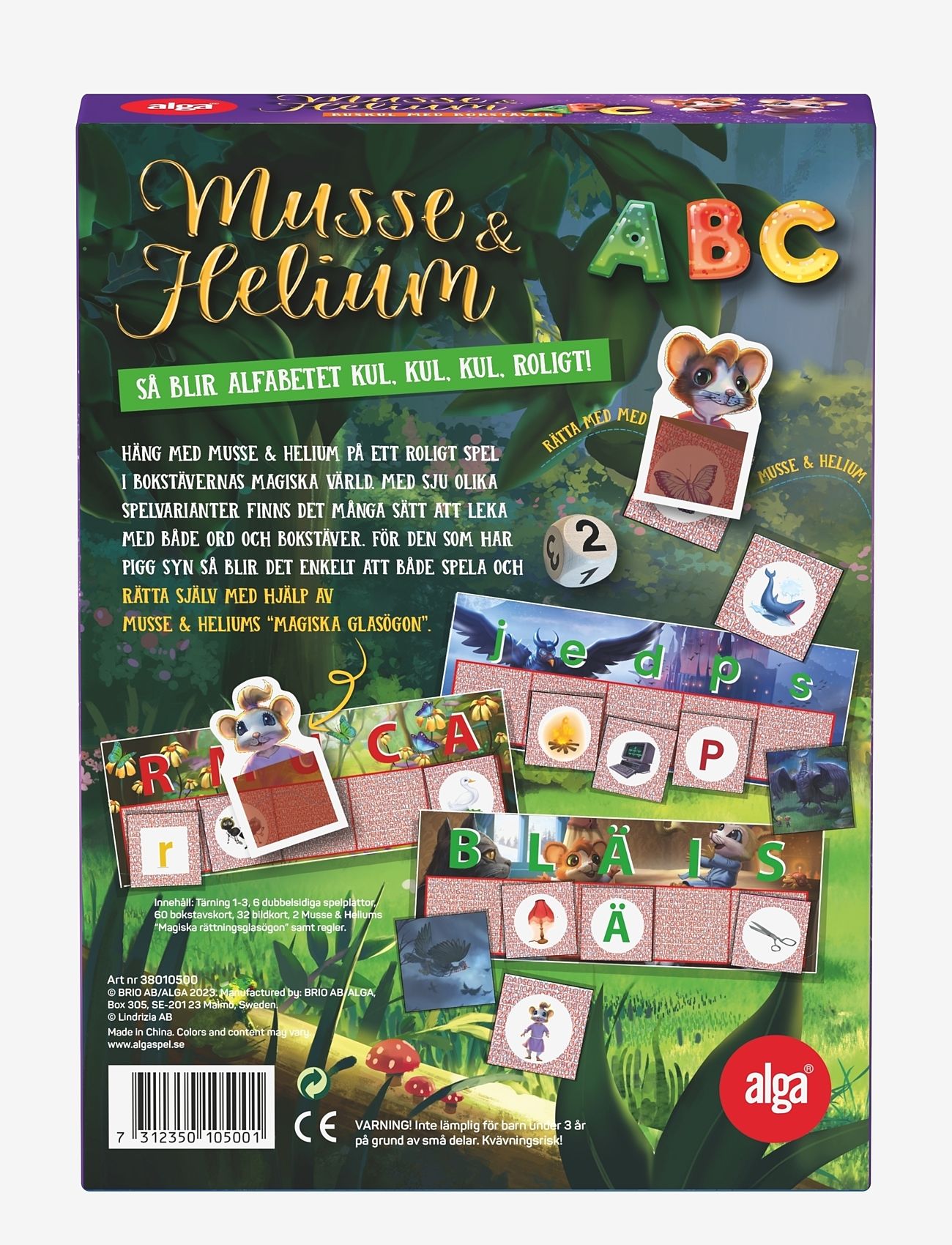 Alga - Musse & Helium ABC SE - brädspel - multi coloured - 4