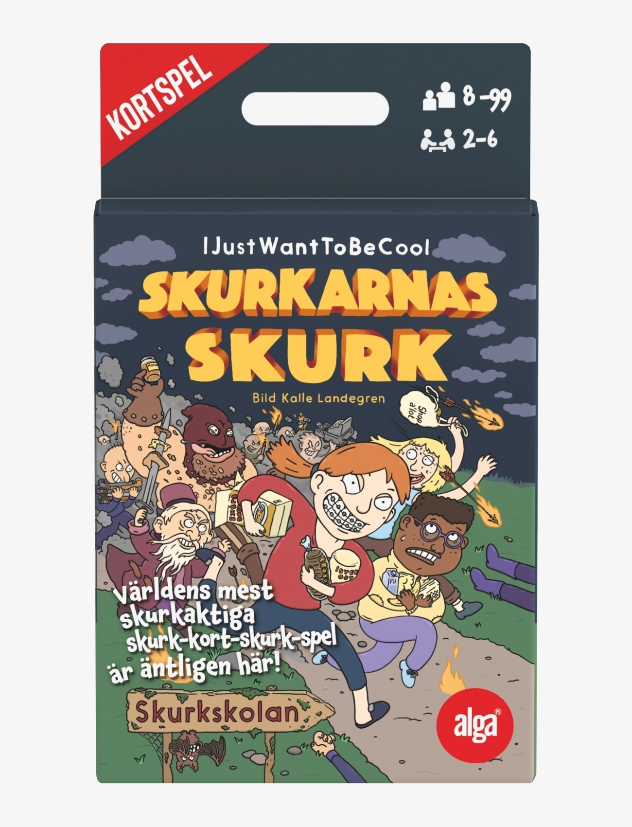 Alga Kortspel Skurkarnas Skurk - Leksaker - MULTI COLOURED / multi