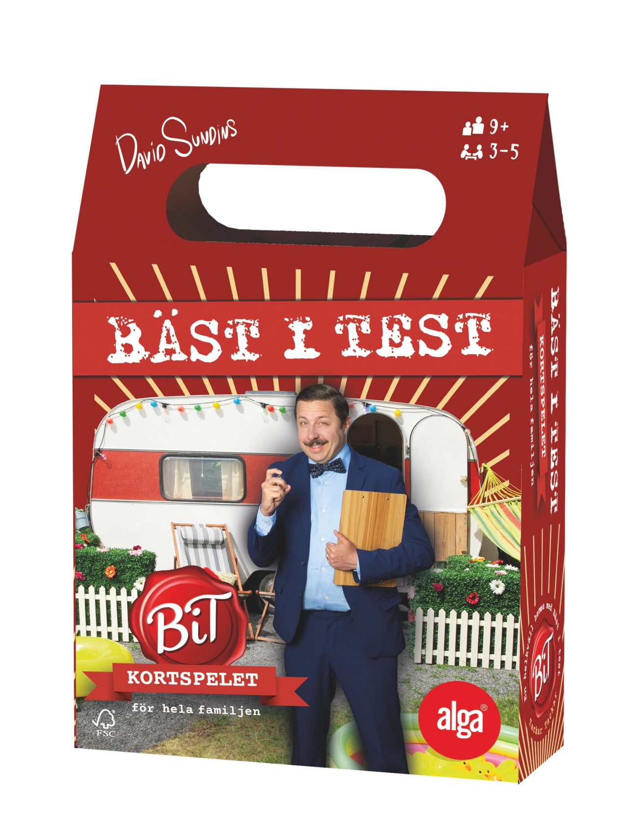 Alga Bäst I Test Kortspel, Active Spil, Multi/mønstret, Str: SWEDISH