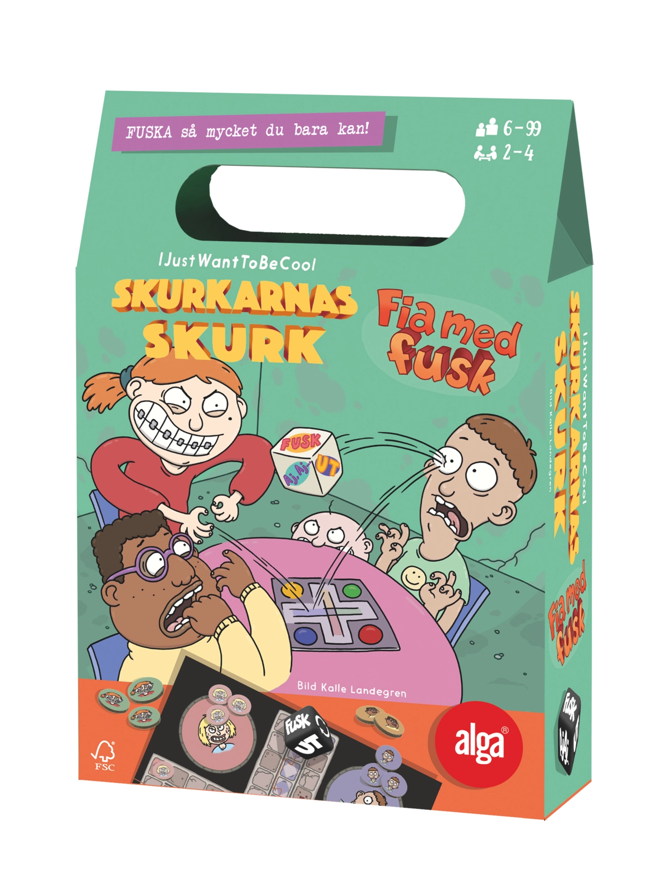 Alga Fia Med Fusk - Skurkarnas Skurk, SWEDISH, Multi/patterned, Spil > Aktive Spil, Børn