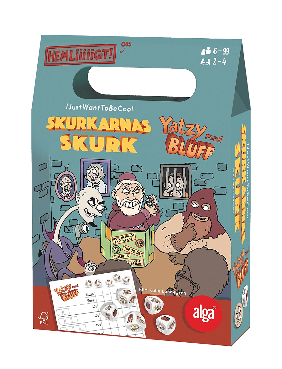 Alga - Yatzy med bluff – Skurkarnas skurk - borðspil - multi coloured - 0