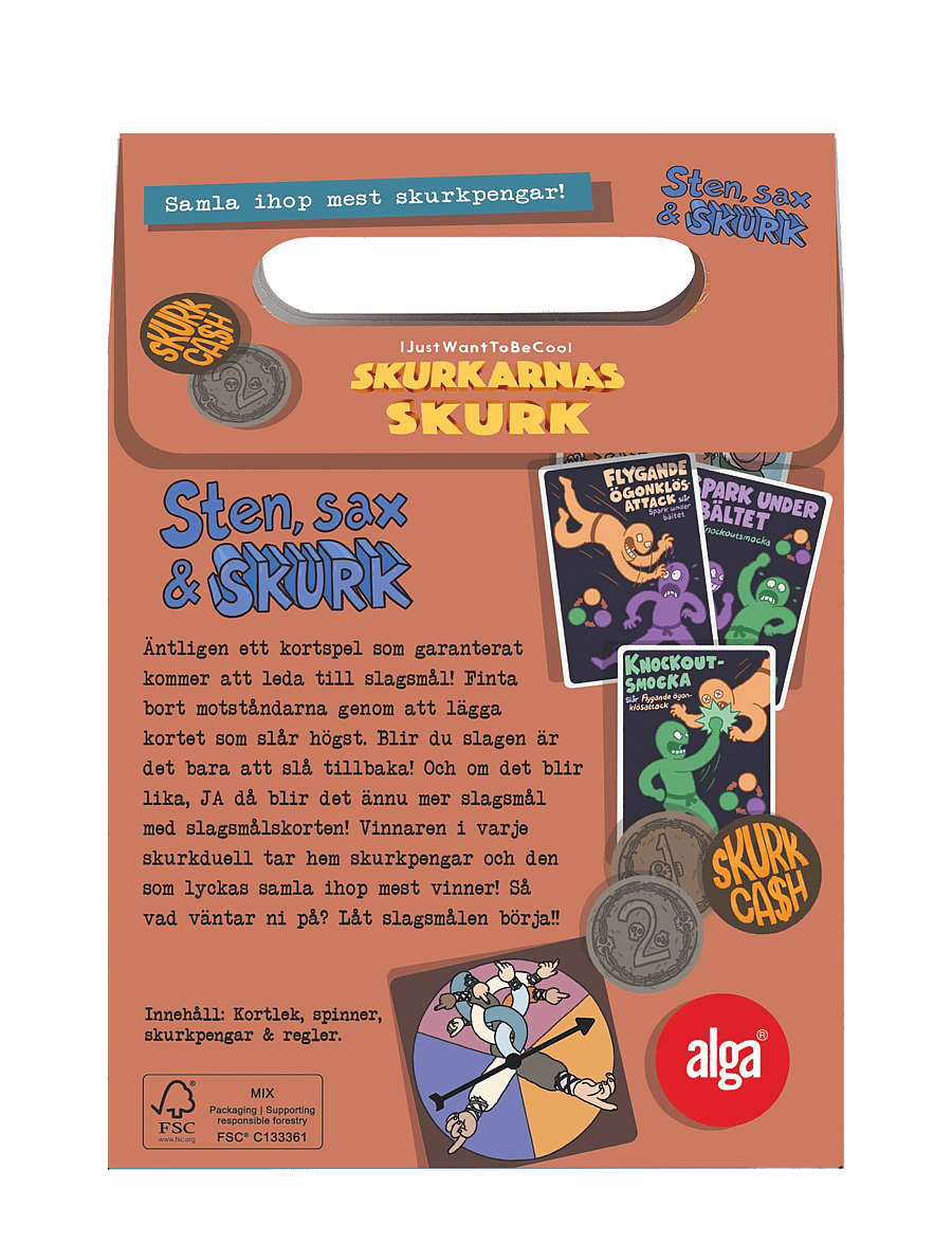 Alga - Sten sax skurk - Skurkarnas skurk - aktive spil - multi coloured - 1
