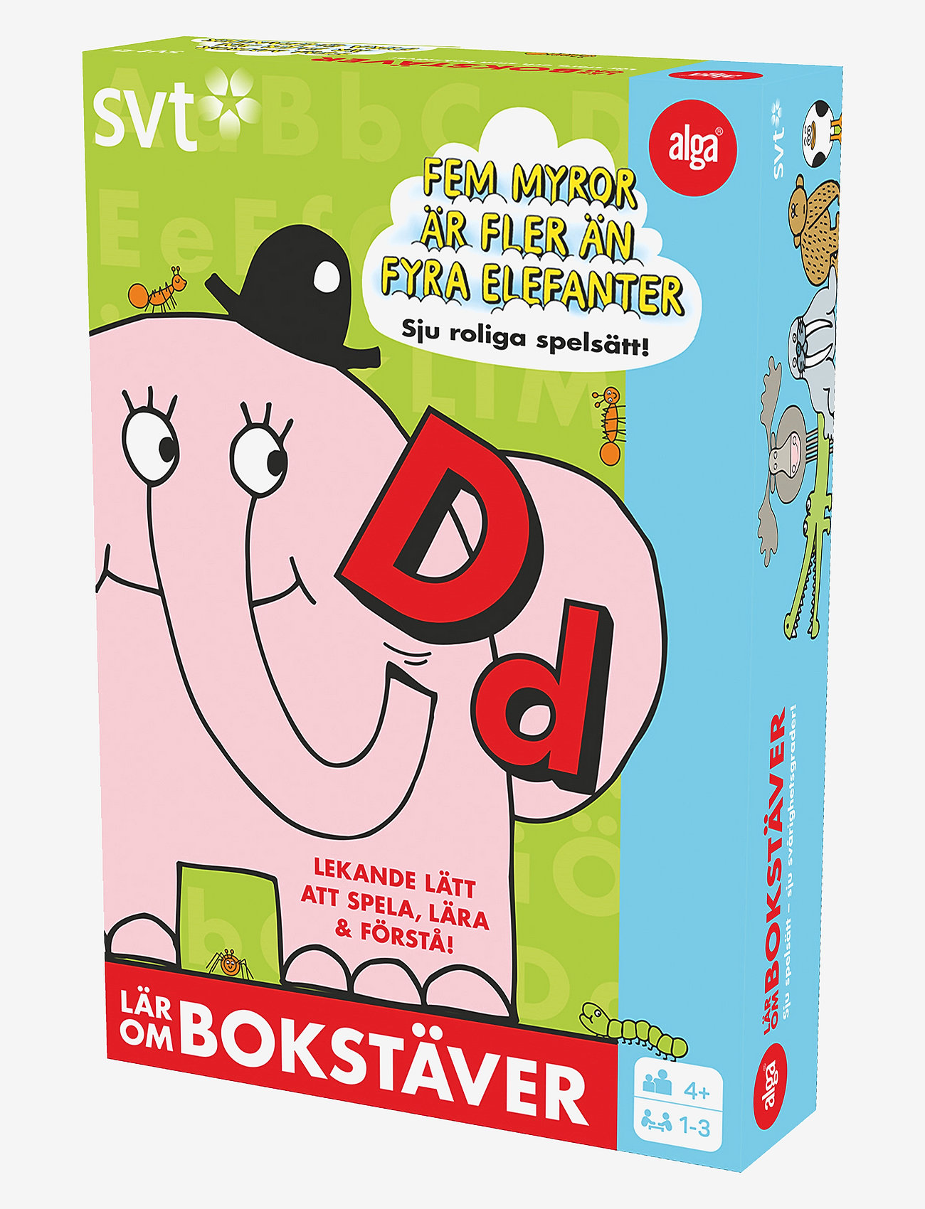 Alga - Fem Myror, Bokstäver svensk - multi coloured - 0