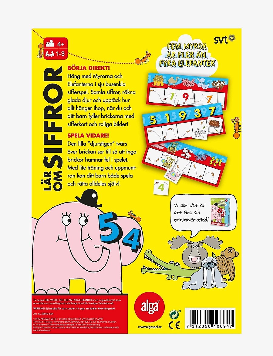 Alga - Fem Myr.Siffr. - pedagogiska spel - multi coloured - 2