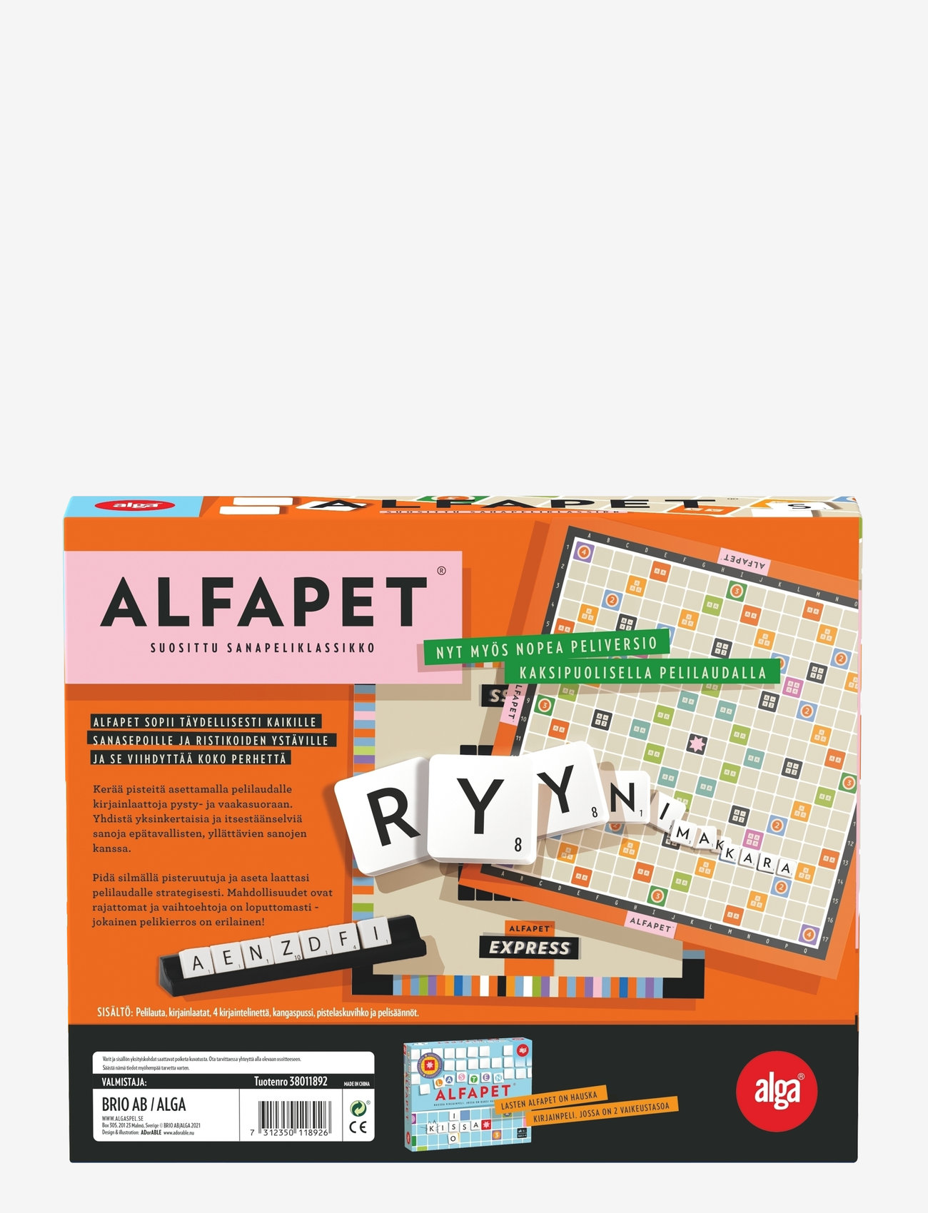 Alga - Alfapet Finsk - brætspil - multi coloured - 2