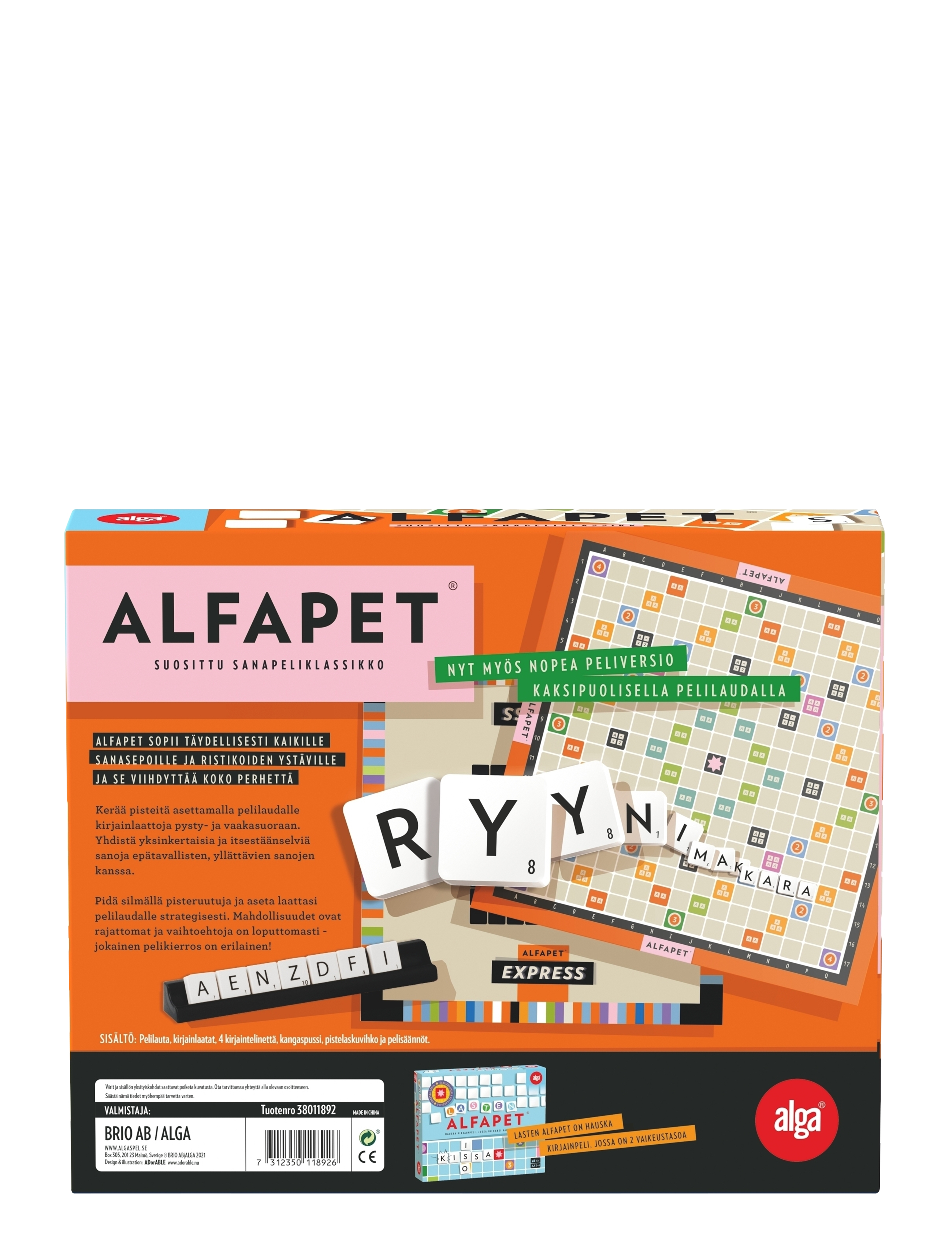 Alga - Alfapet Finsk - brætspil - multi coloured - 2