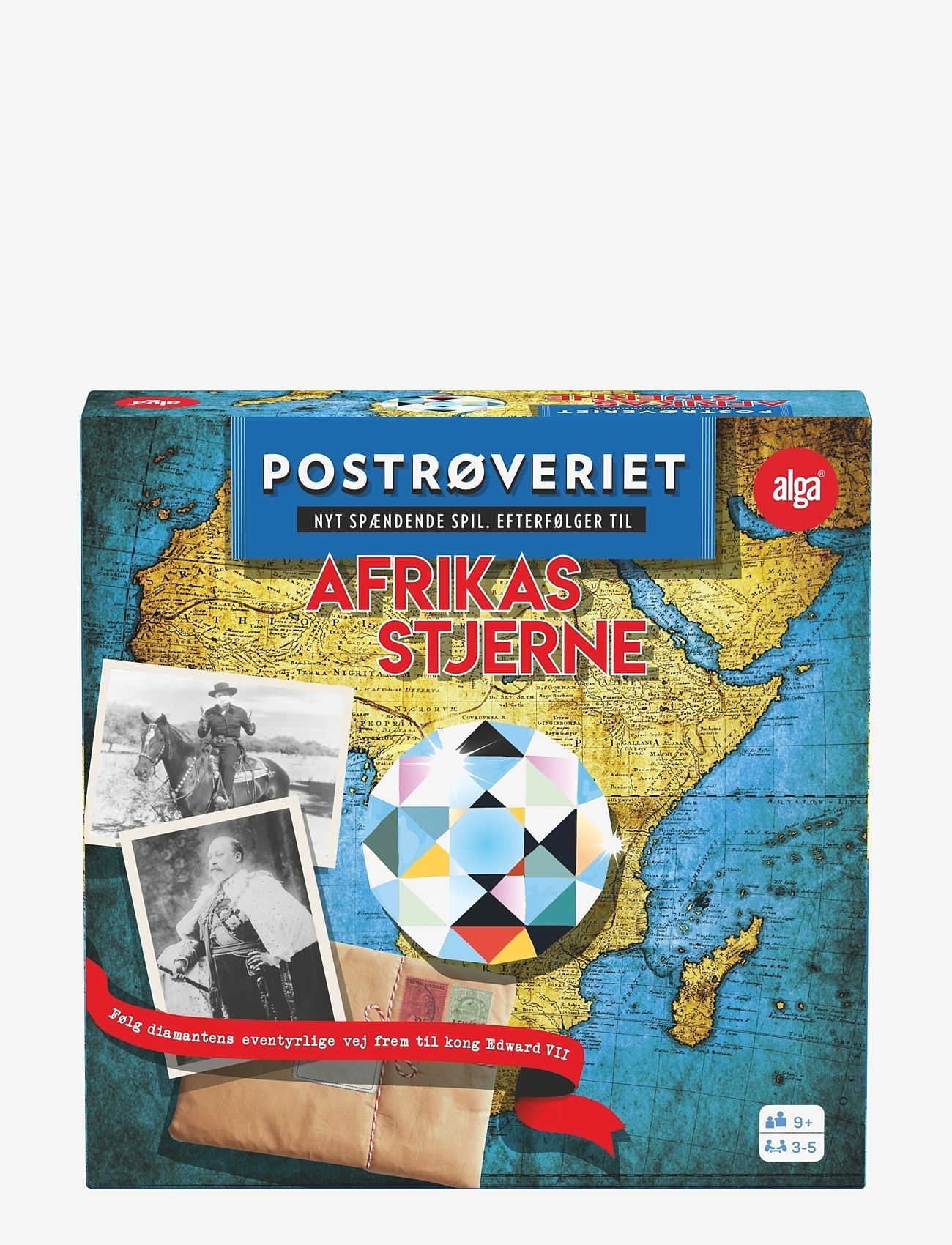 Alga - Afrikas Stjerne Postrøveriet - brætspil - multi coloured - 2