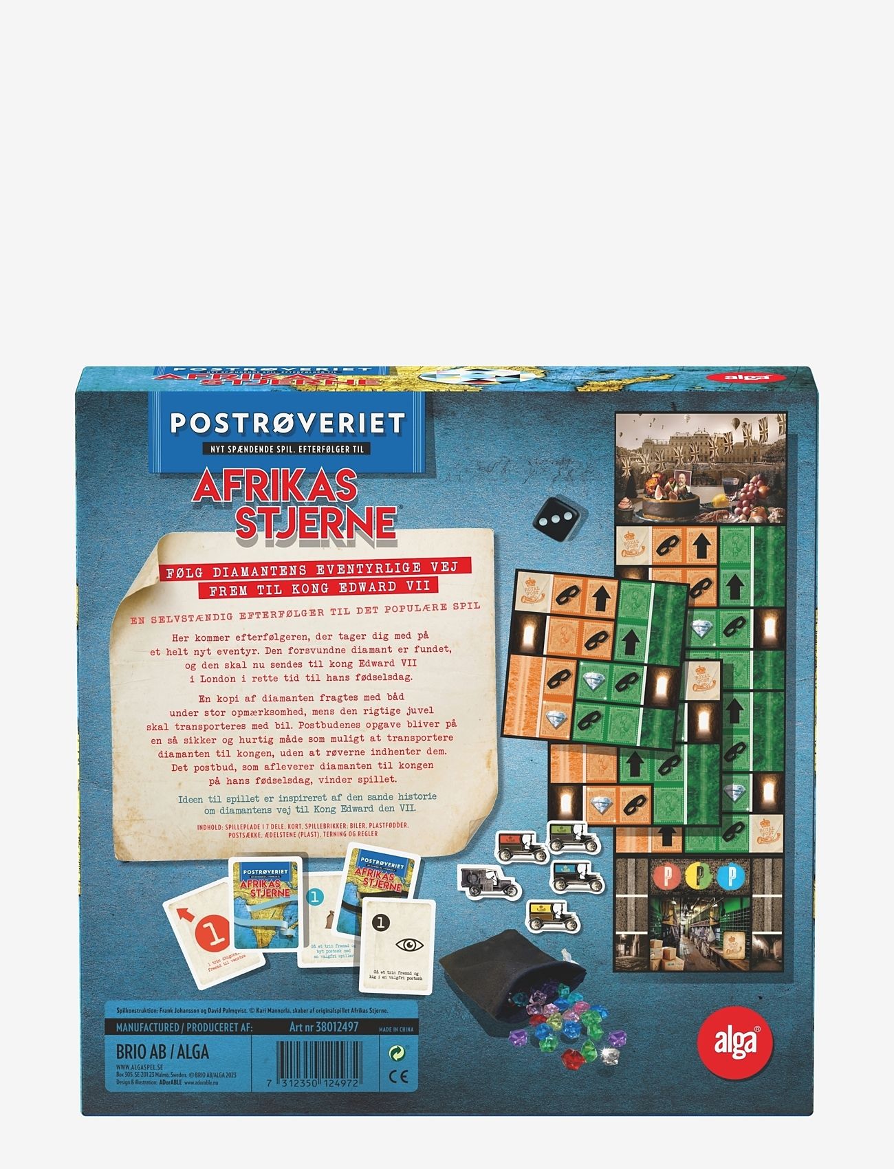 Alga - Afrikas Stjerne Postrøveriet - brætspil - multi coloured - 3