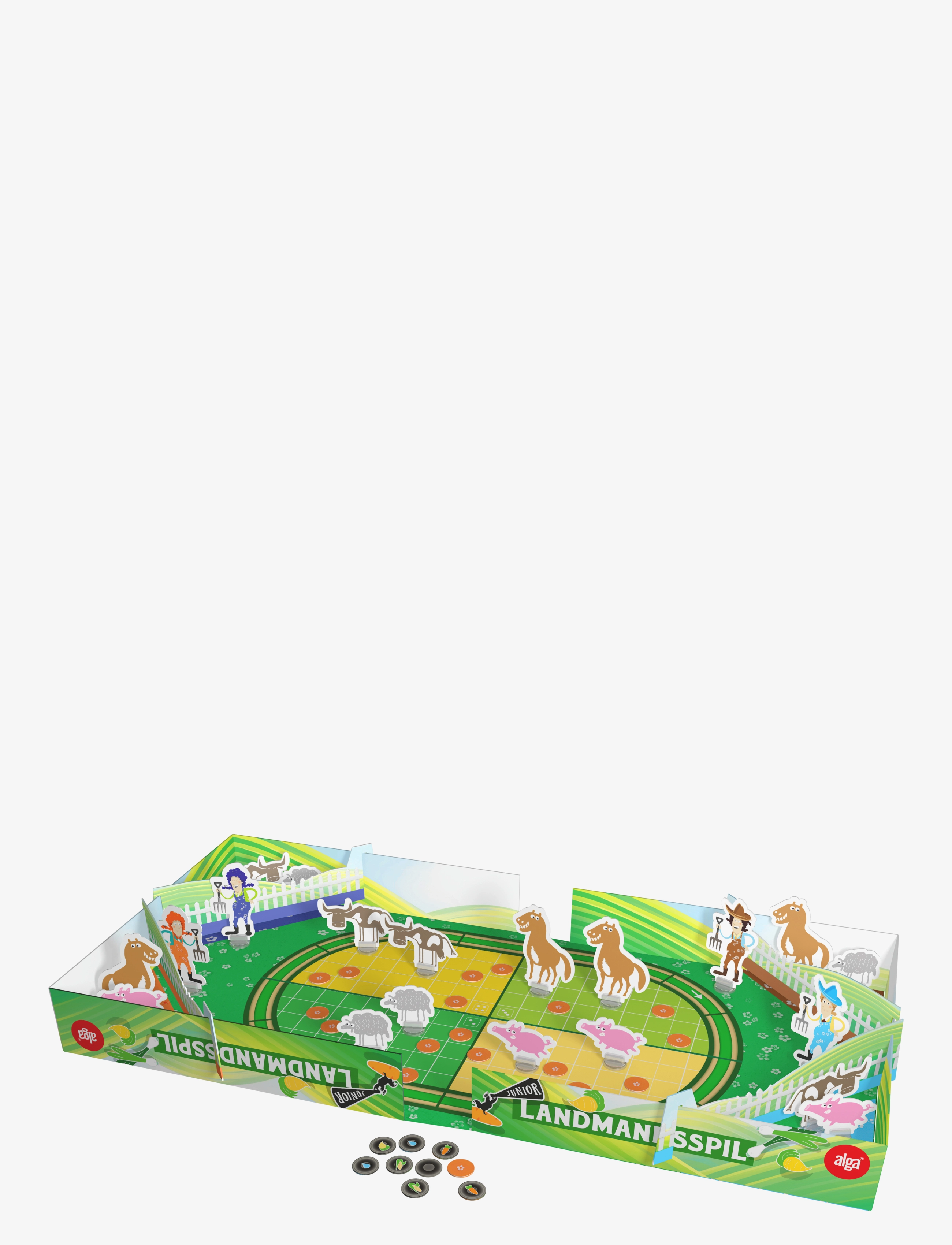 Alga Landmandsspil Junior, DANISH, Multi/patterned, Spil > Brætspil, Børn