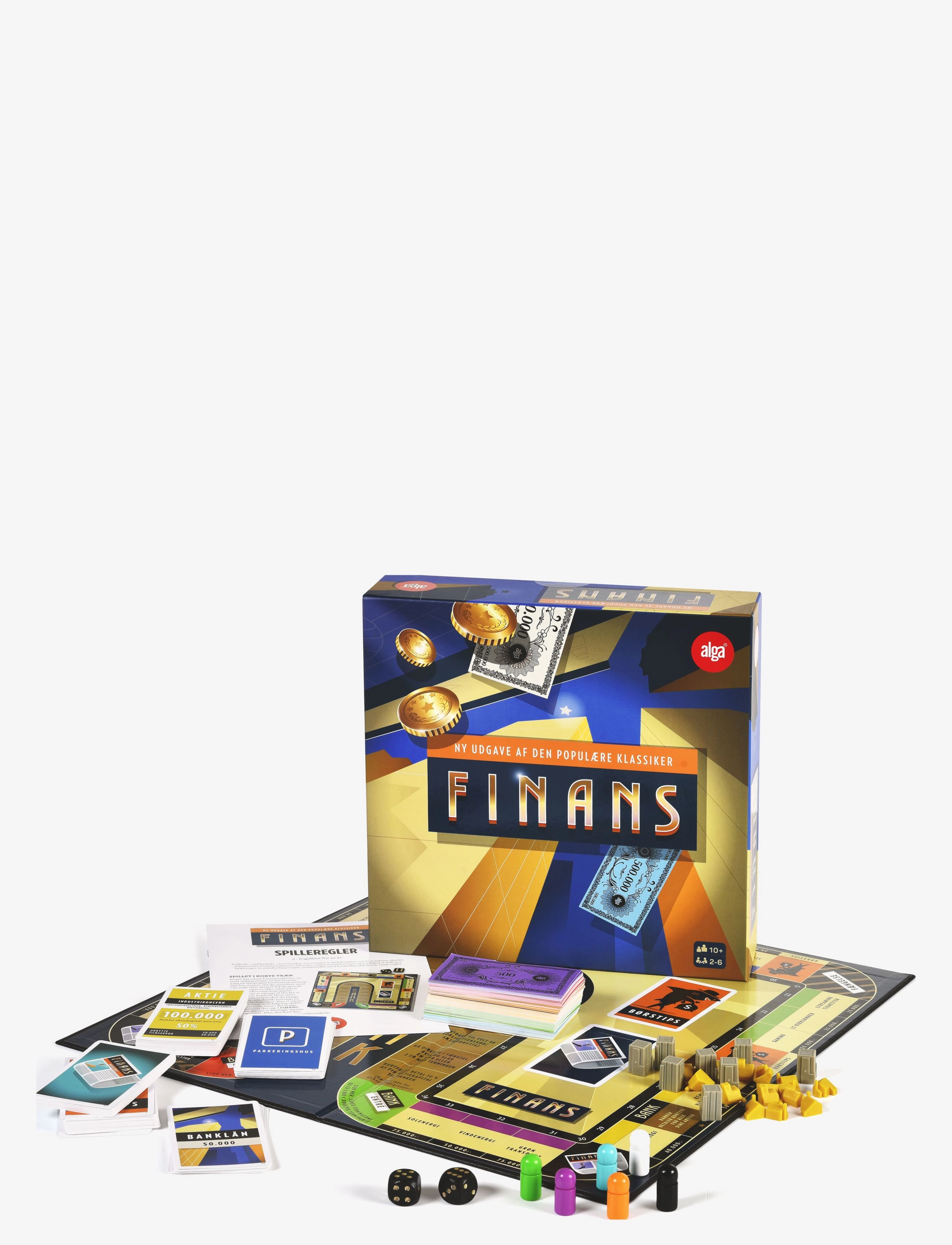 Alga Finans – Dk, DANISH, Multi/patterned, Spil > Brætspil, Børn