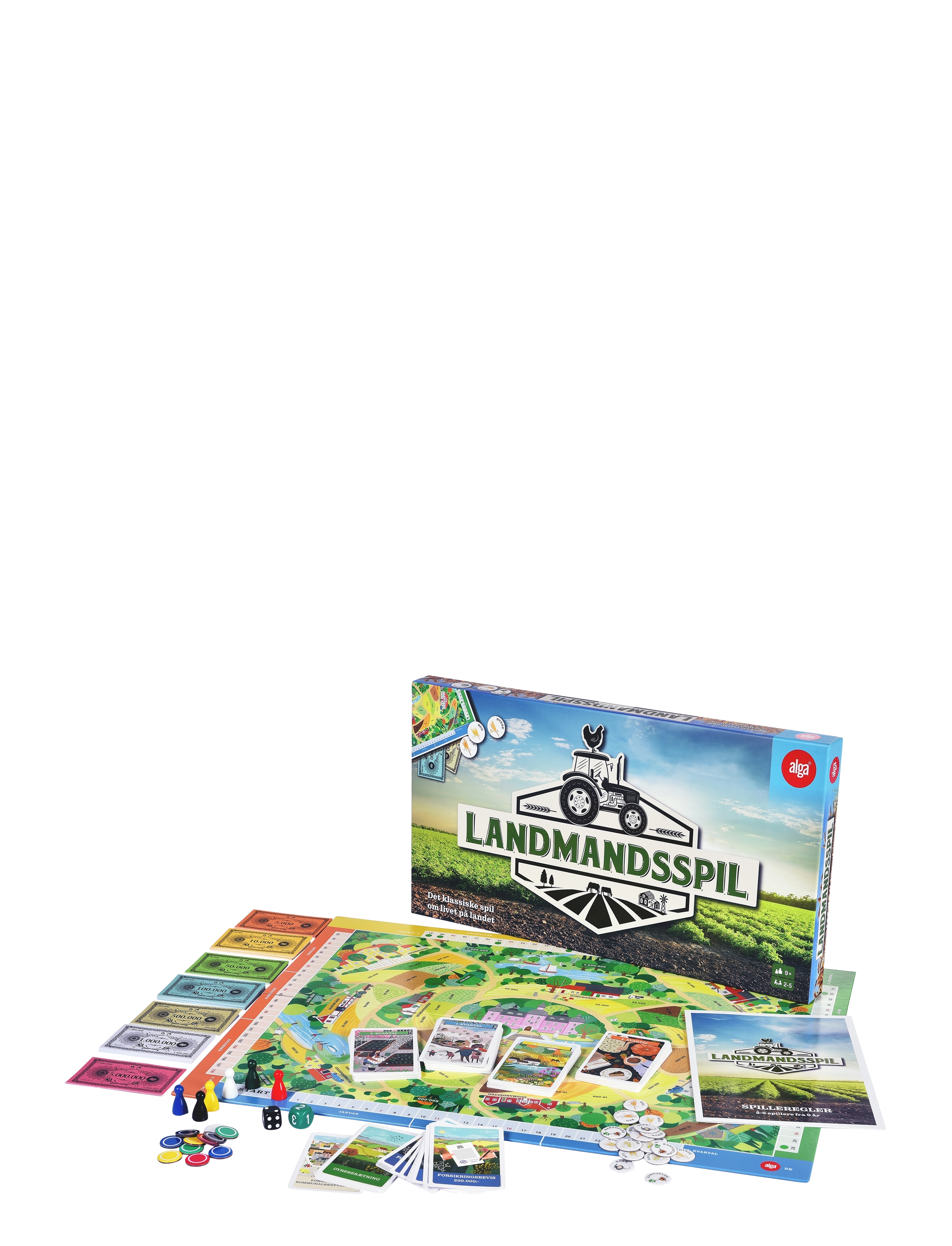 Alga Landmandsspil, DANISH, Multi/patterned, Spil > Brætspil, Børn