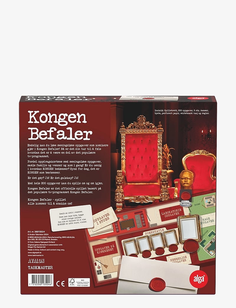 Alga - Kongen befaller - gifts below 15000kr - multi coloured - 2