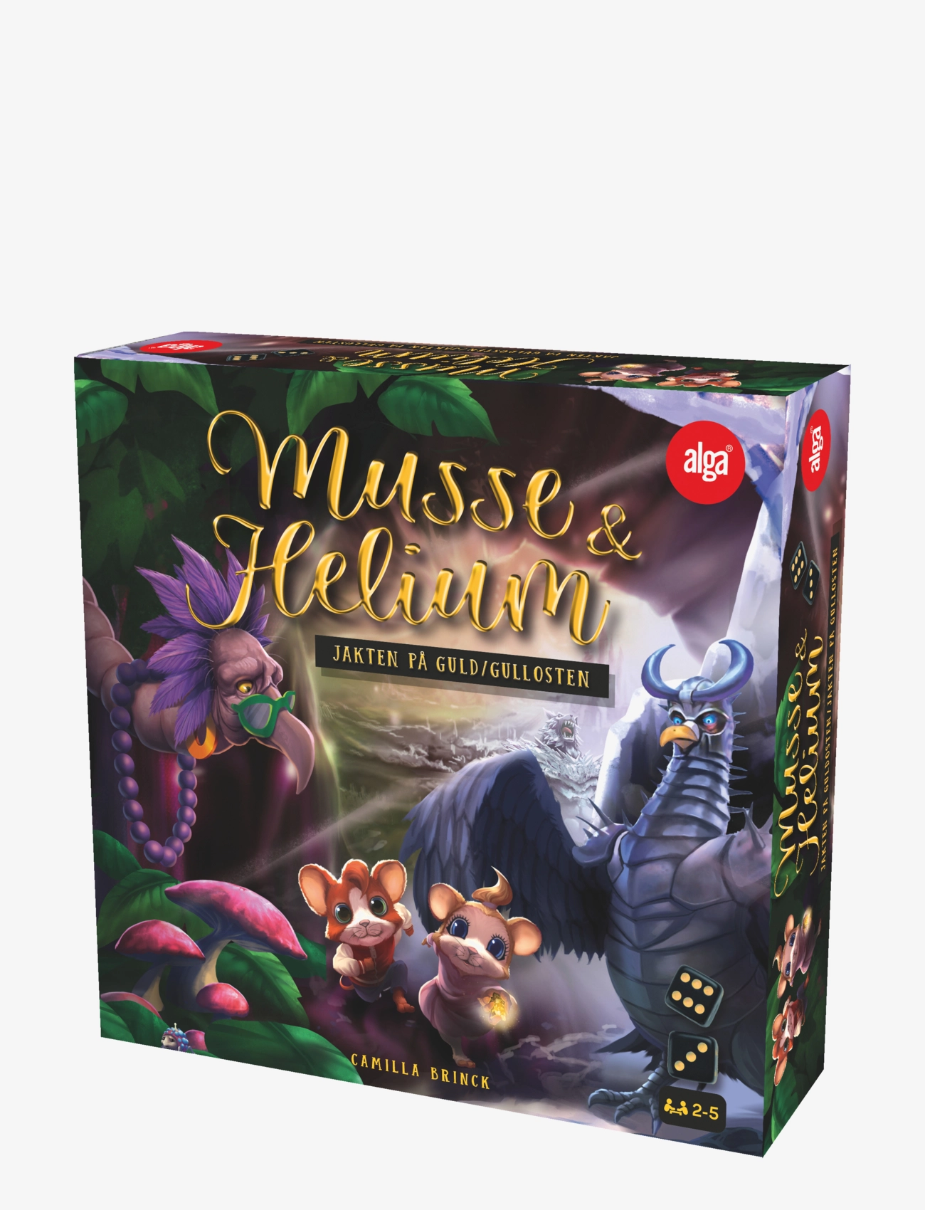 Alga Jagten På Guldosten-Musse & Helium, SWEDISH, Multi/patterned, Spil > Brætspil, Børn