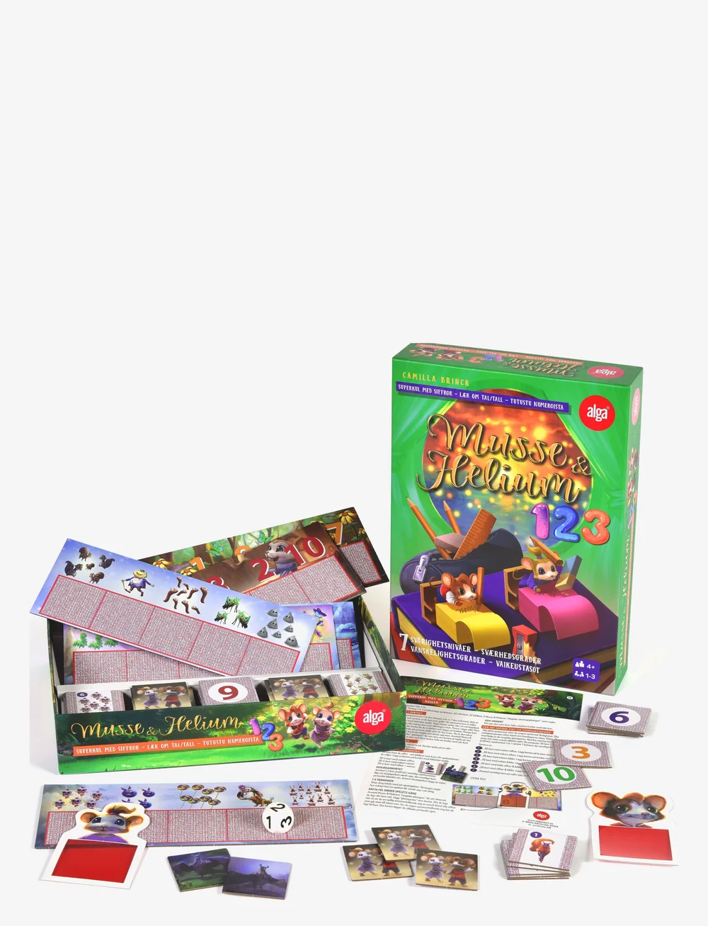 Alga - Musse & Helium 123 Nordic - borðspil - multi coloured - 0