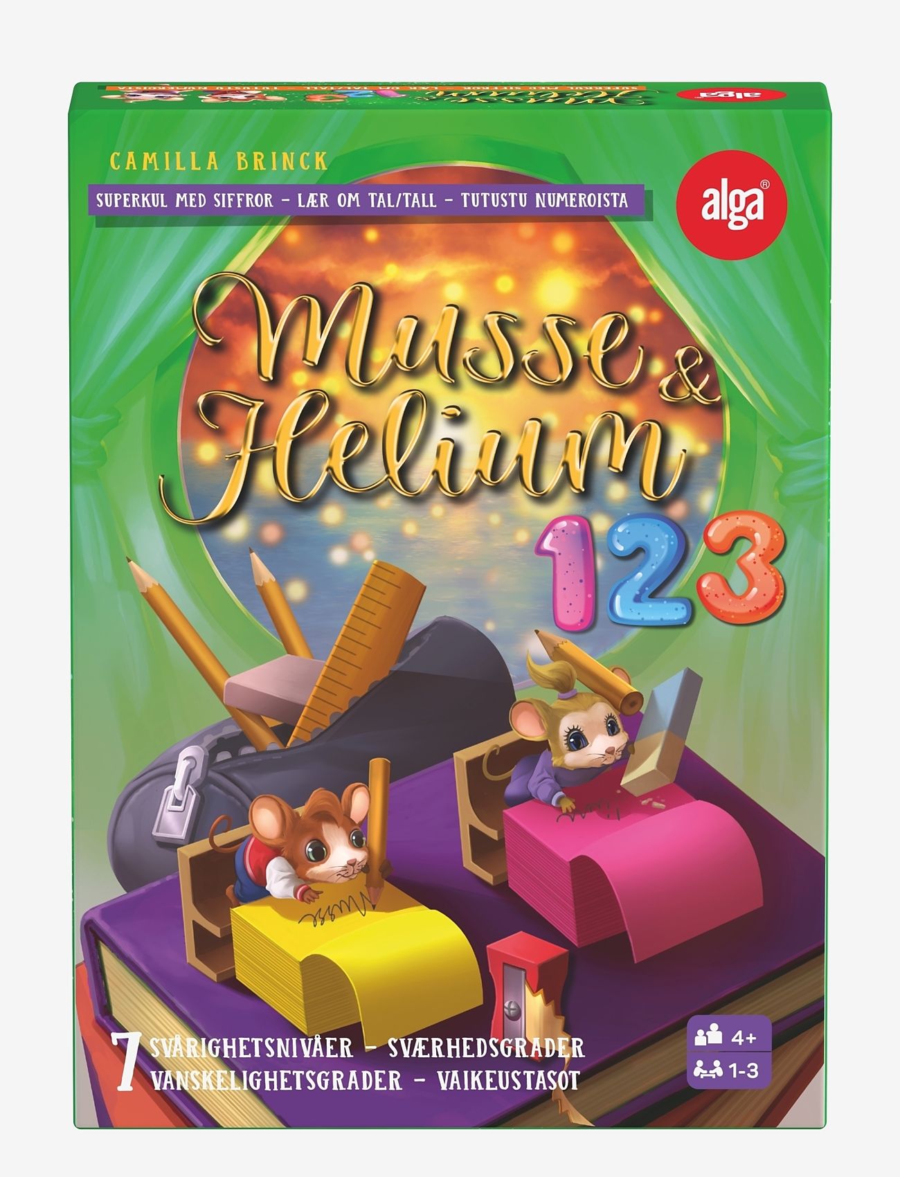 Alga - Musse & Helium 123 Nordic - board games - multi coloured - 1