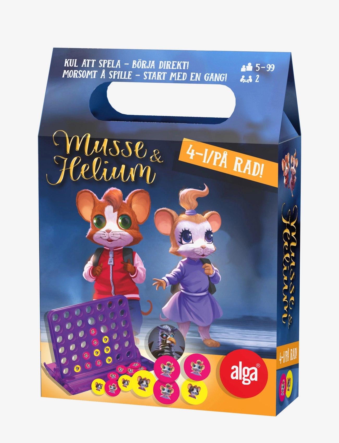 Alga Musse & Heliums 4 i rad - Spel - MULTI COLOURED / multi