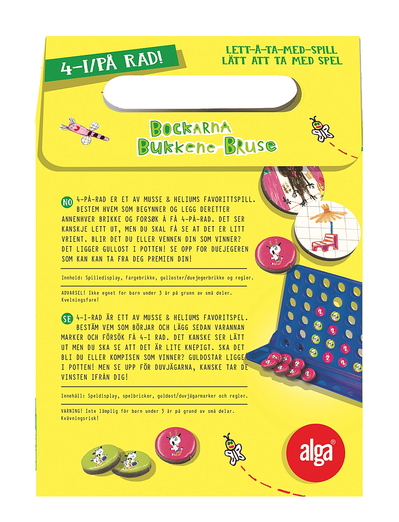 Alga - Bukkene Bruse Fyra i rad - aktive spil - multi coloured - 1