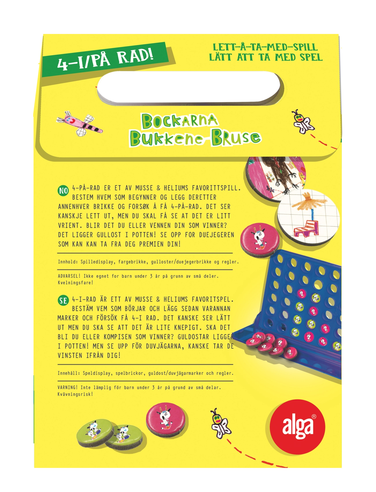 Alga - Bockarna Bruse Fyra i rad - aktiva spel - multi coloured - 1