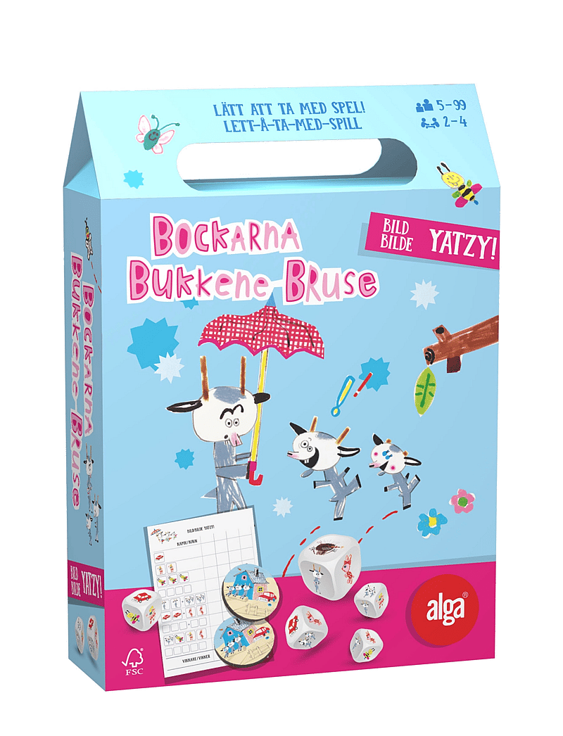 Alga - Bukkene Bruse Yatzy - brætspil - multi coloured - 0